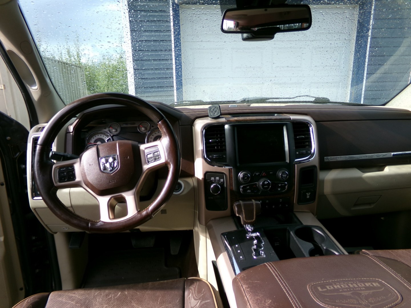 2013 Brown Dodge 1500 Laramie Longhorn Edition Crew Cab SWB 4WD (1C6RR7PT4DS) with an 5.7L V8 OHV 16V engine, 6-Speed Automatic transmission, located at 2630 Philips Field Rd., Fairbanks, AK, 99709, (907) 458-0593, 64.848068, -147.780609- Photo#6