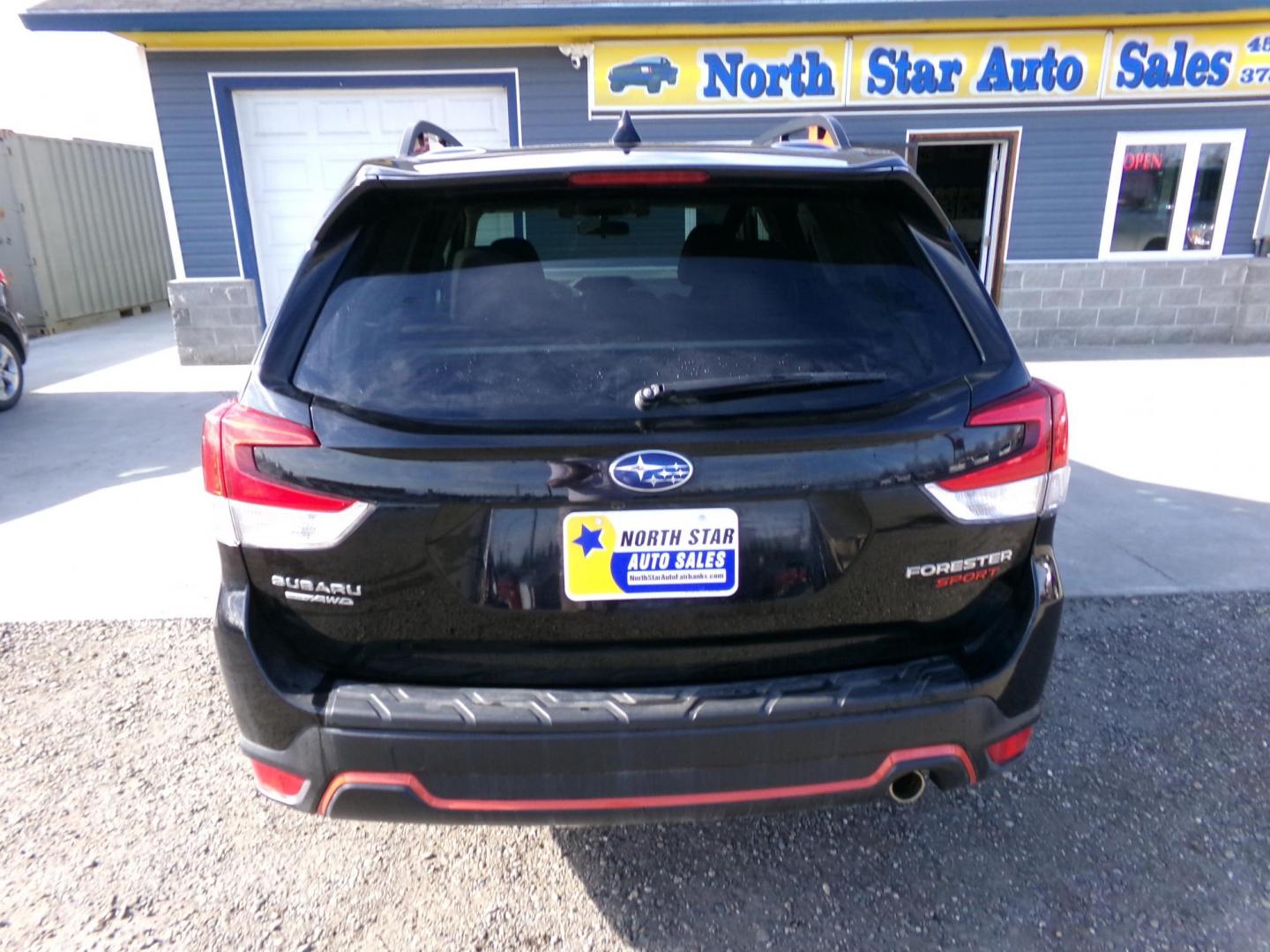 2020 Black Subaru Forester Sport (JF2SKALC9LH) with an 2.5L H4 SOHC 16V engine, CVT transmission, located at 2630 Philips Field Rd., Fairbanks, AK, 99709, (907) 458-0593, 64.848068, -147.780609 - Photo#3