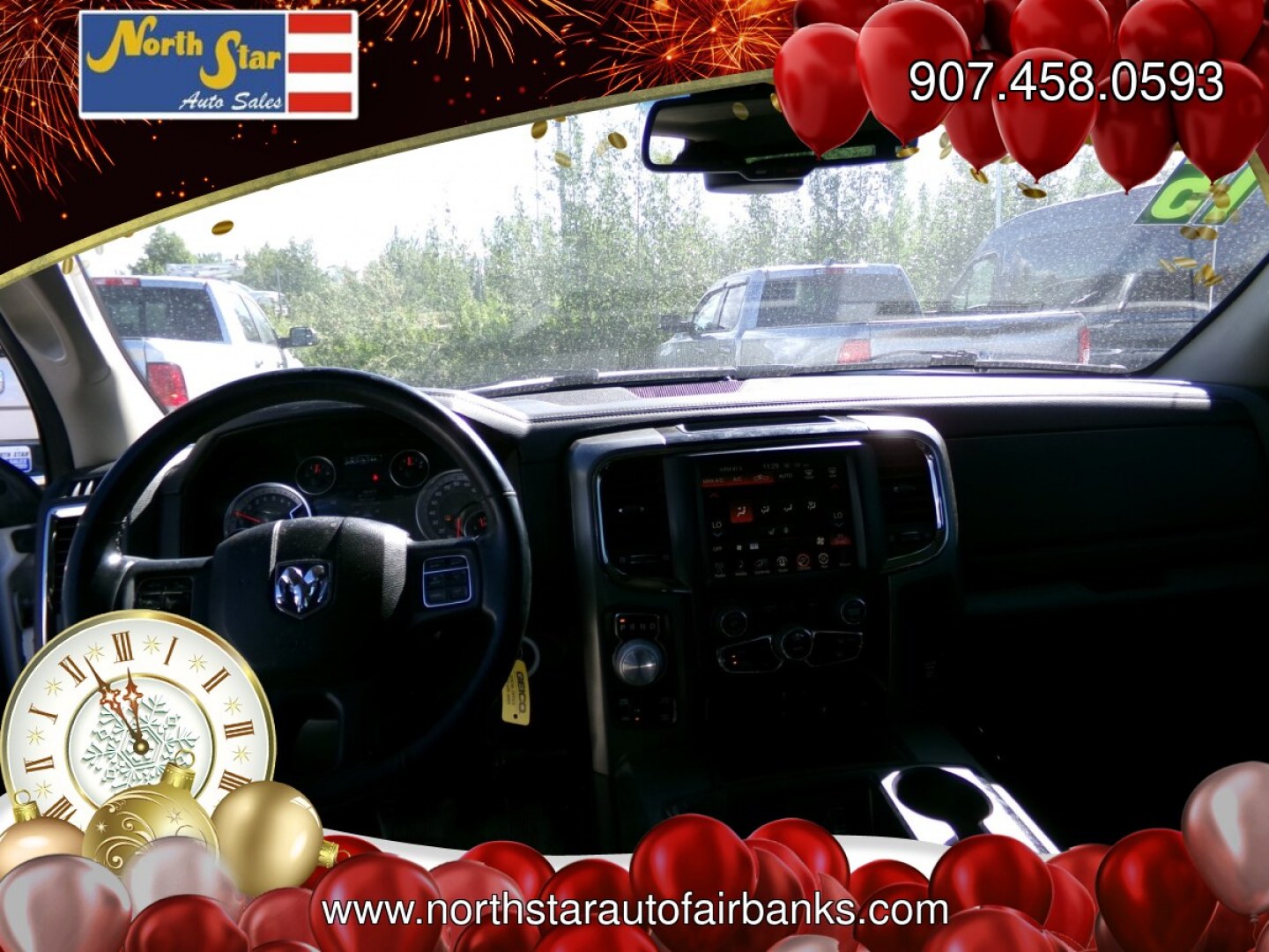 2015 White Dodge Ram 1500 Sport Crew Cab SWB 4WD (1C6RR7MT8FS) with an 5.7L V8 OHV 16V engine, 6-Speed Automatic transmission, located at 2630 Philips Field Rd., Fairbanks, AK, 99709, (907) 458-0593, 64.848068, -147.780609- Photo#6