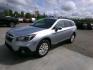 2018 Silver Subaru Outback 2.5i Premium (4S4BSAFC3J3) with an 2.5L H4 DOHC 16V engine, CVT transmission, located at 2630 Philips Field Rd., Fairbanks, AK, 99709, (907) 458-0593, 64.848068, -147.780609 - Photo#0