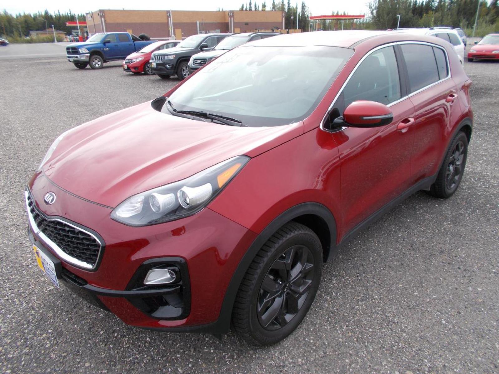 2022 Red Kia Sportage LX AWD (KNDPMCAC8N7) with an 2.4L V6 DOHC 24V engine, 6A transmission, located at 2630 Philips Field Rd., Fairbanks, AK, 99709, (907) 458-0593, 64.848068, -147.780609 - Photo #0
