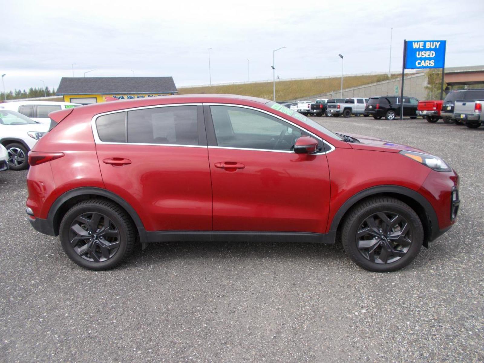 2022 Red Kia Sportage LX AWD (KNDPMCAC8N7) with an 2.4L V6 DOHC 24V engine, 6A transmission, located at 2630 Philips Field Rd., Fairbanks, AK, 99709, (907) 458-0593, 64.848068, -147.780609 - Photo #2