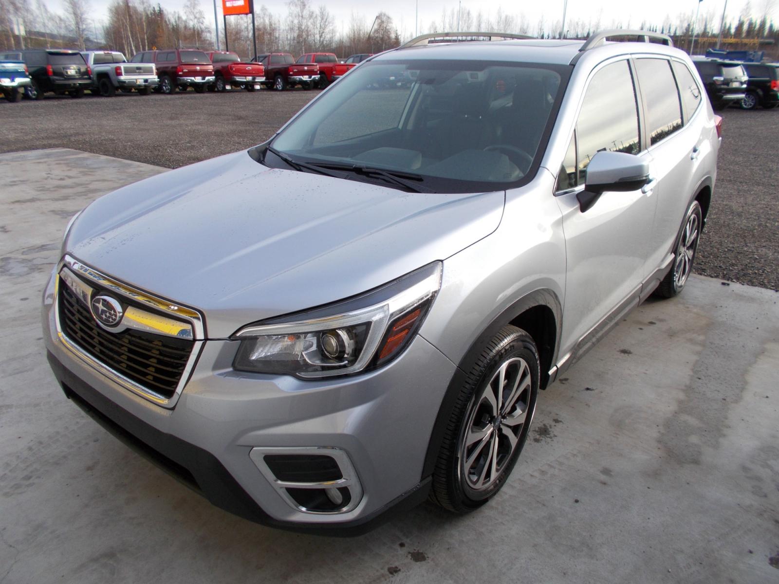 2020 Silver Subaru Forester Limited (JF2SKAUC0LH) with an 2.5L H4 SOHC 16V engine, CVT transmission, located at 2630 Philips Field Rd., Fairbanks, AK, 99709, (907) 458-0593, 64.848068, -147.780609 - Photo #0