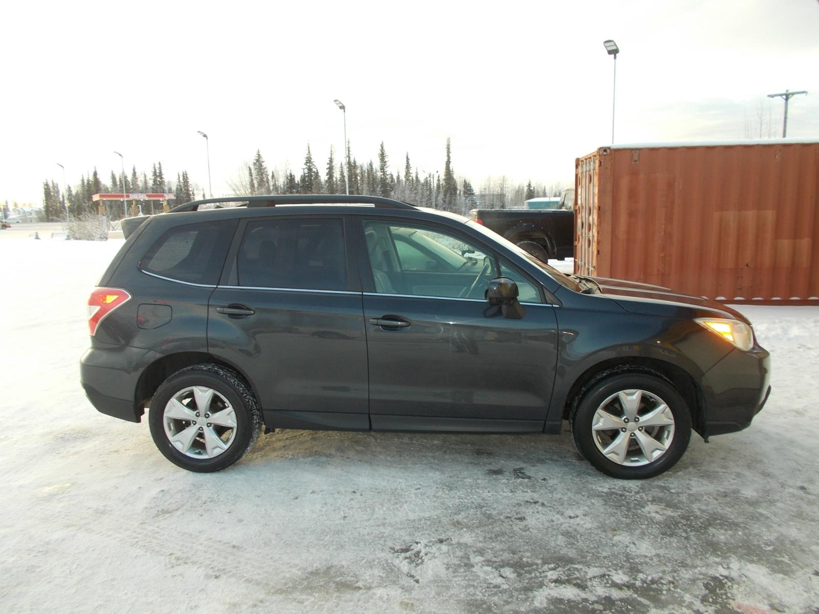 2014 Grey Subaru Forester 2.5i Limited (JF2SJAHC2EH) with an 2.5L H4 SOHC 16V engine, 6-Speed Automatic transmission, located at 2630 Philips Field Rd., Fairbanks, AK, 99709, (907) 458-0593, 64.848068, -147.780609 - Photo #2
