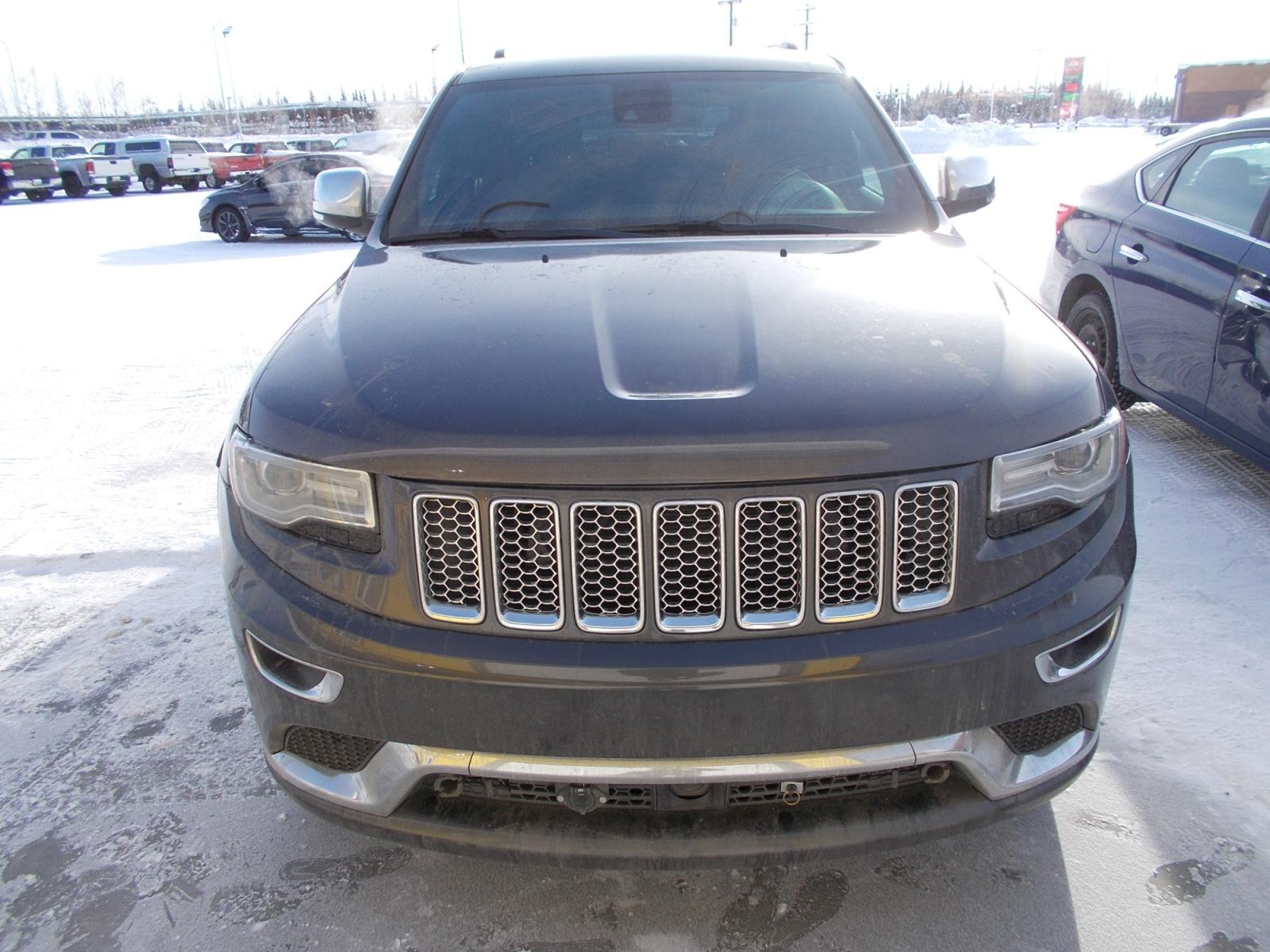 2015 Grey Jeep Grand Cherokee Summit 4WD (1C4RJFJG6FC) with an 3.6L V6 DOHC 24V engine, 8-Speed Automatic transmission, located at 2630 Philips Field Rd., Fairbanks, AK, 99709, (907) 458-0593, 64.848068, -147.780609 - Photo #1