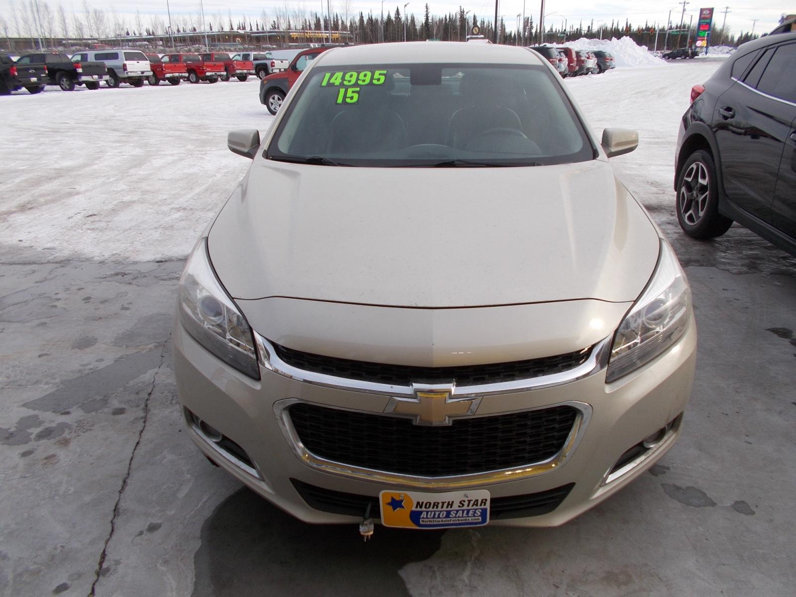 2015 Tan Chevrolet Malibu 2LT (1G11D5SL0FF) with an 2.5L L4 DOHC 16V engine, 6-Speed Automatic transmission, located at 2630 Philips Field Rd., Fairbanks, AK, 99709, (907) 458-0593, 64.848068, -147.780609 - Photo #1