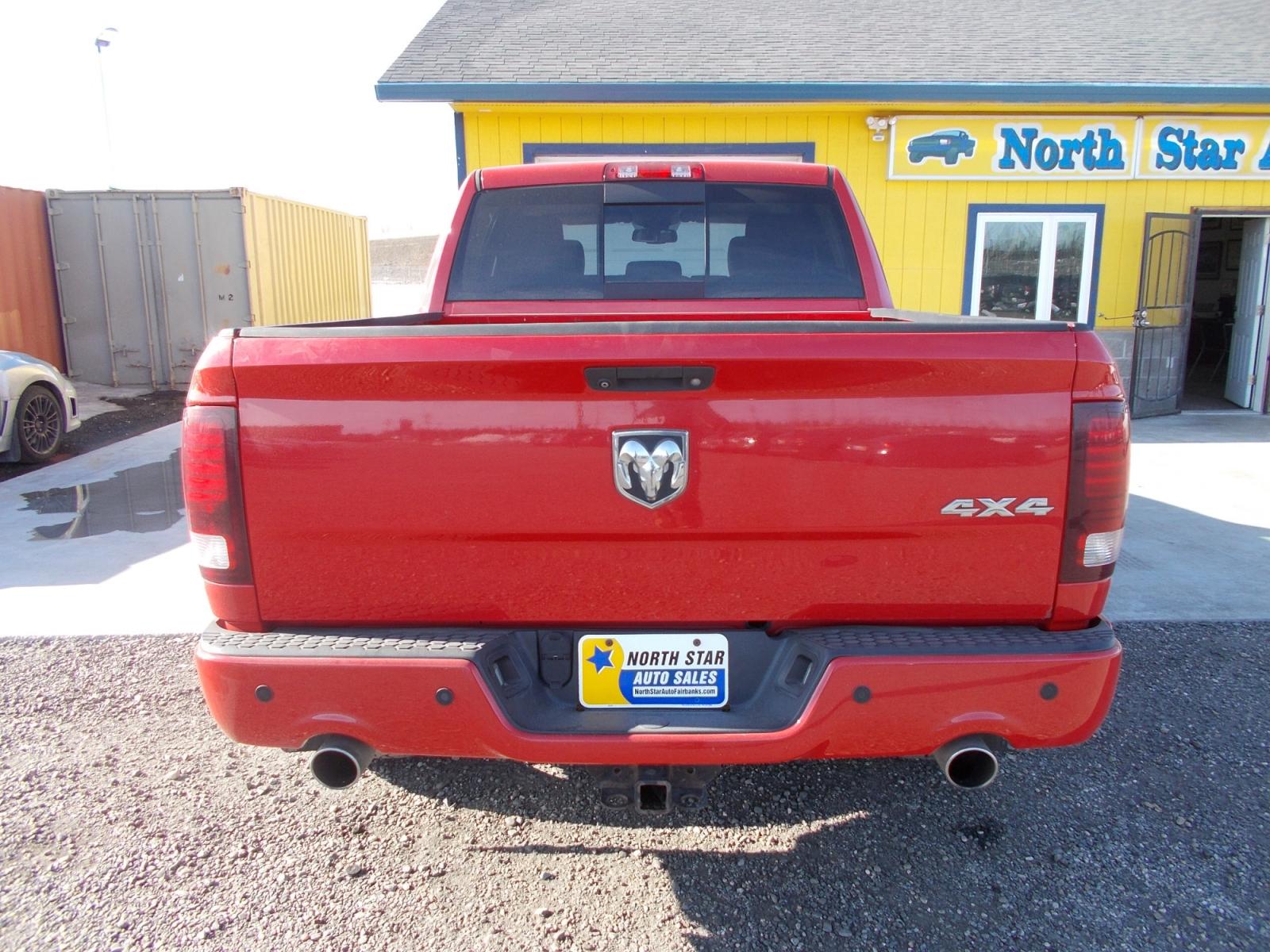 2013 Red Dodge 1500 Sport Crew Cab SWB 4WD (1C6RR7MT5DS) with an 5.7L V8 OHV 16V engine, 6-Speed Automatic transmission, located at 2630 Philips Field Rd., Fairbanks, AK, 99709, (907) 458-0593, 64.848068, -147.780609 - Photo #3