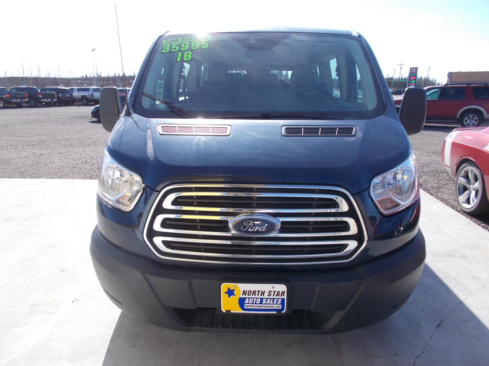2018 Ford Transit 350 Wagon Low Roof XLT w/Sliding Pass. 148-in. WB (1FBZX2YG0JK) with an 3.5L V6 DOHC 24V engine, 6A transmission, located at 2630 Philips Field Rd., Fairbanks, AK, 99709, (907) 458-0593, 64.848068, -147.780609 - Photo #1