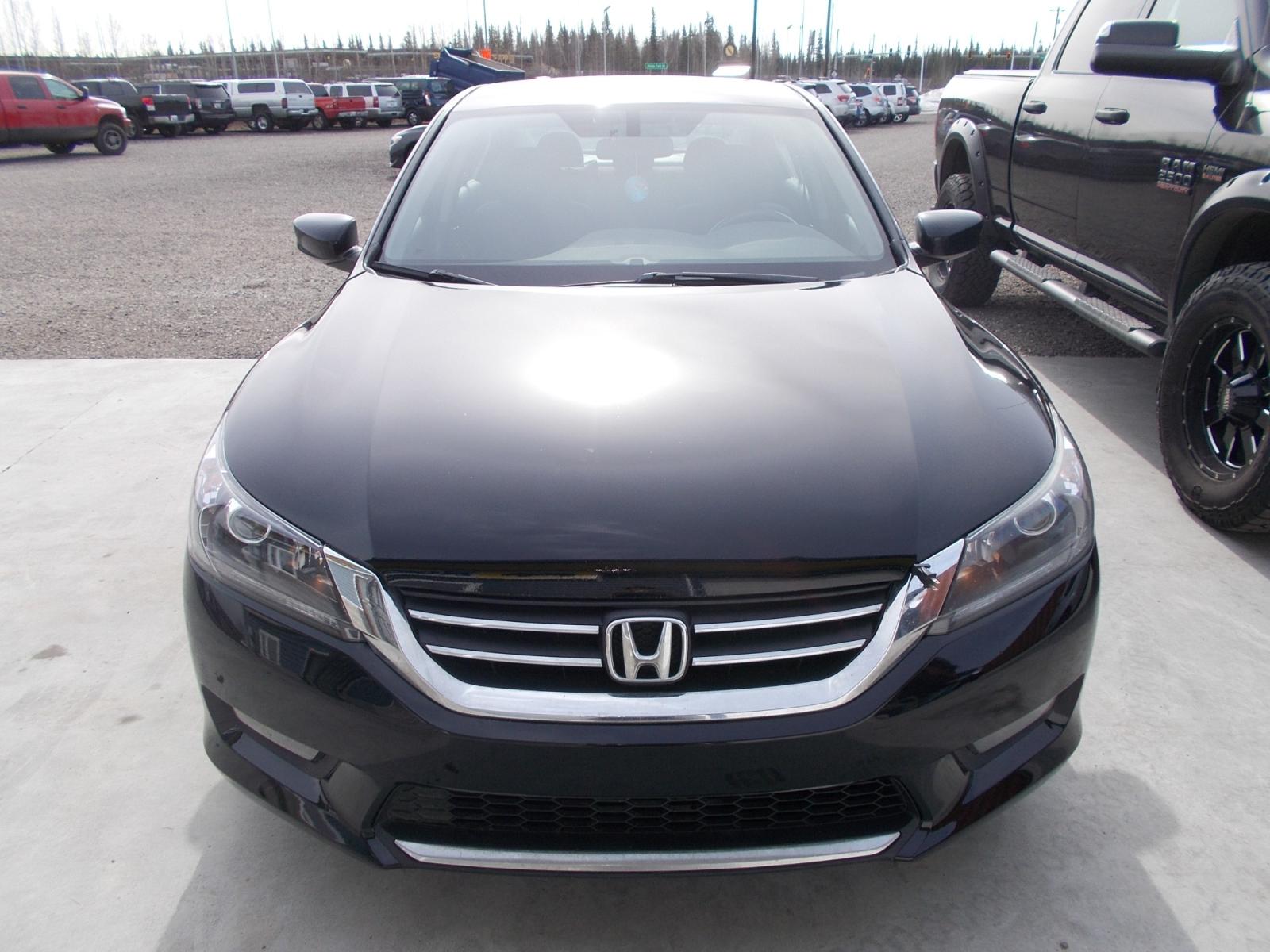 2014 Black Honda Accord Sport Sedan CVT (1HGCR2F56EA) with an 2.4L L4 DOHC 16V engine, Continuously Variable Transmission transmission, located at 2630 Philips Field Rd., Fairbanks, AK, 99709, (907) 458-0593, 64.848068, -147.780609 - Photo #1