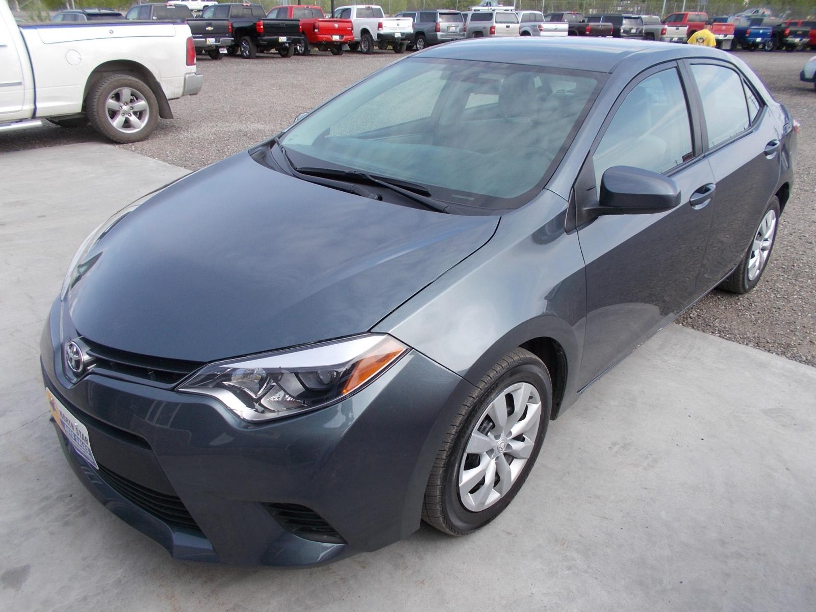 2016 Grey Toyota Corolla L 4-Speed AT (2T1BURHE5GC) with an 1.8L L4 DOHC 16V engine, 4A transmission, located at 2630 Philips Field Rd., Fairbanks, AK, 99709, (907) 458-0593, 64.848068, -147.780609 - Photo #0