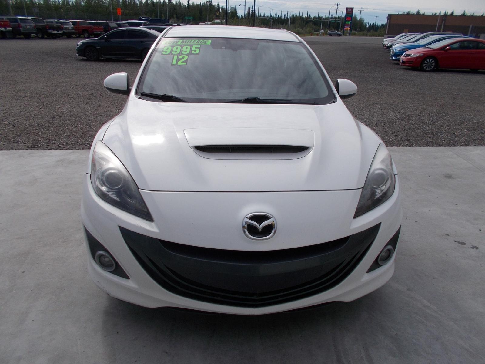 2012 White Mazda MAZDA3 s Touring 5-Door (JM1BL1L38C1) with an 2.3L L4 DOHC 16V TURBO engine, located at 2630 Philips Field Rd., Fairbanks, AK, 99709, (907) 458-0593, 64.848068, -147.780609 - Photo #1