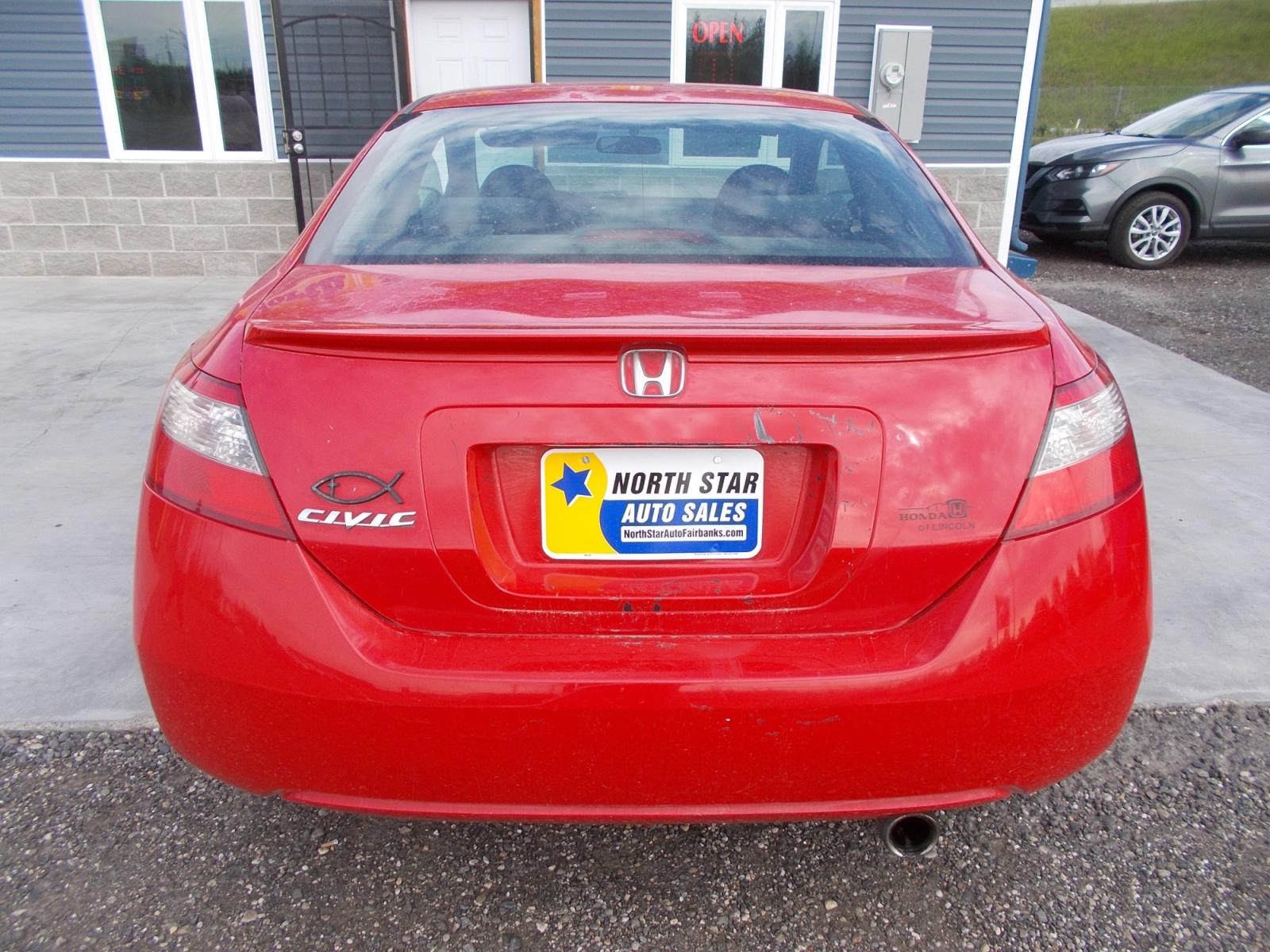 2010 Red Honda Civic EX-L Coupe 5-Speed AT with Navigation (2HGFG1B98AH) with an 1.8L L4 SOHC 16V engine, 5-Speed Automatic transmission, located at 2630 Philips Field Rd., Fairbanks, AK, 99709, (907) 458-0593, 64.848068, -147.780609 - Photo #3