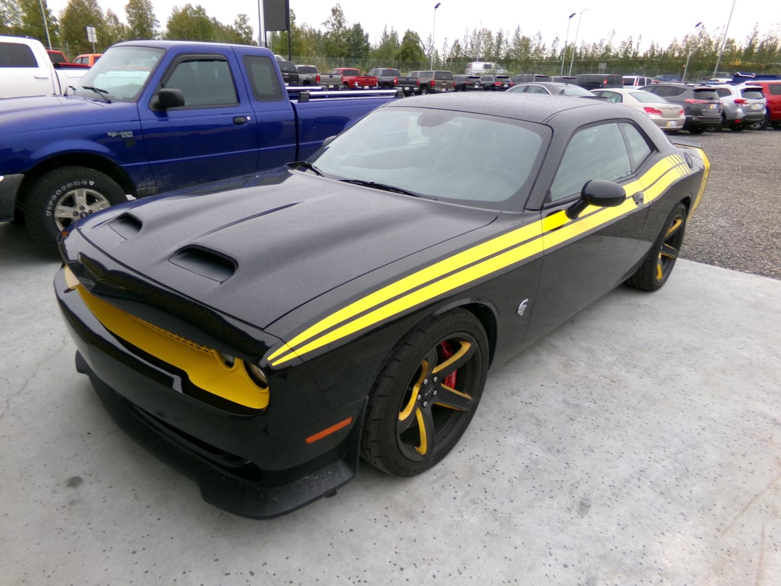 2020 Black /Black Dodge Challenger SRT Hellcat (2C3CDZC92LH) with an 6.2L V8 OHV 16V SUPERCHARGED engine, 8A transmission, located at 2630 Philips Field Rd., Fairbanks, AK, 99709, (907) 458-0593, 64.848068, -147.780609 - Photo #0