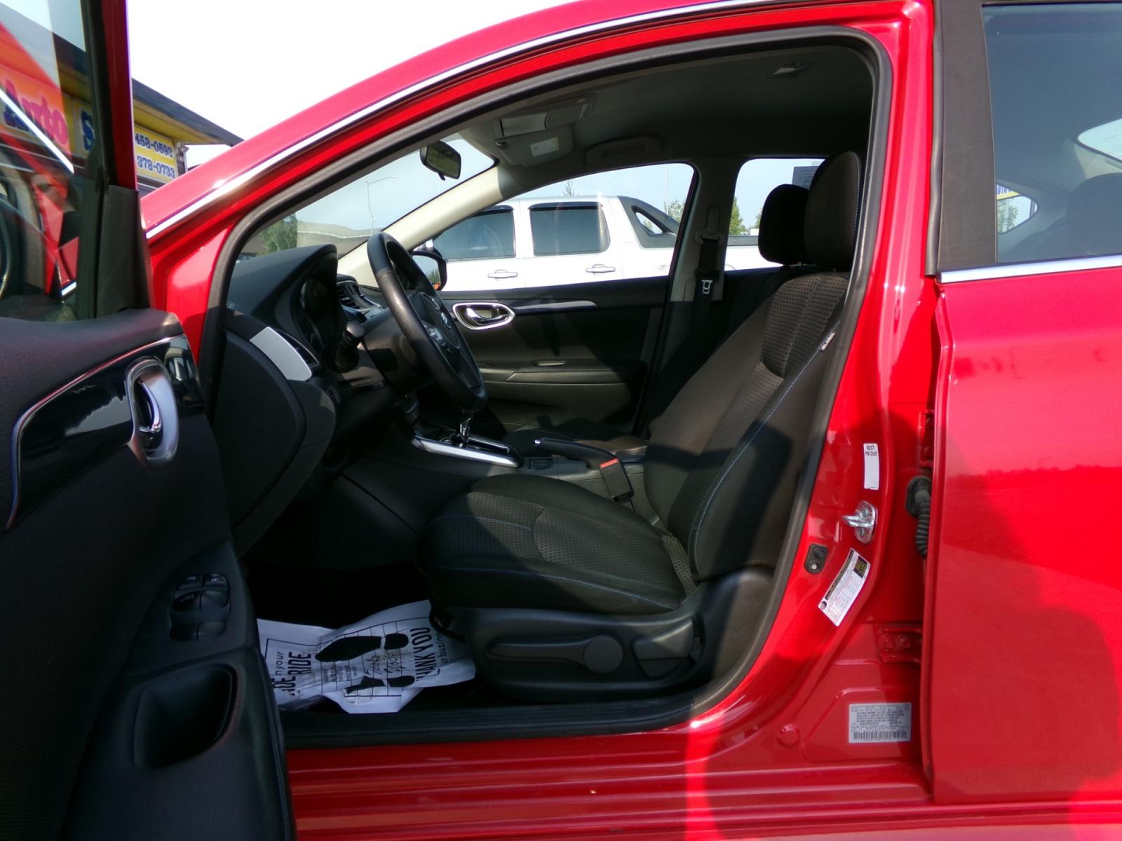 2019 Red Nissan Sentra S CVT (3N1AB7AP0KY) with an 1.8L L4 SFI DOHC 16V engine, CVT transmission, located at 2630 Philips Field Rd., Fairbanks, AK, 99709, (907) 458-0593, 64.848068, -147.780609 - Photo #4