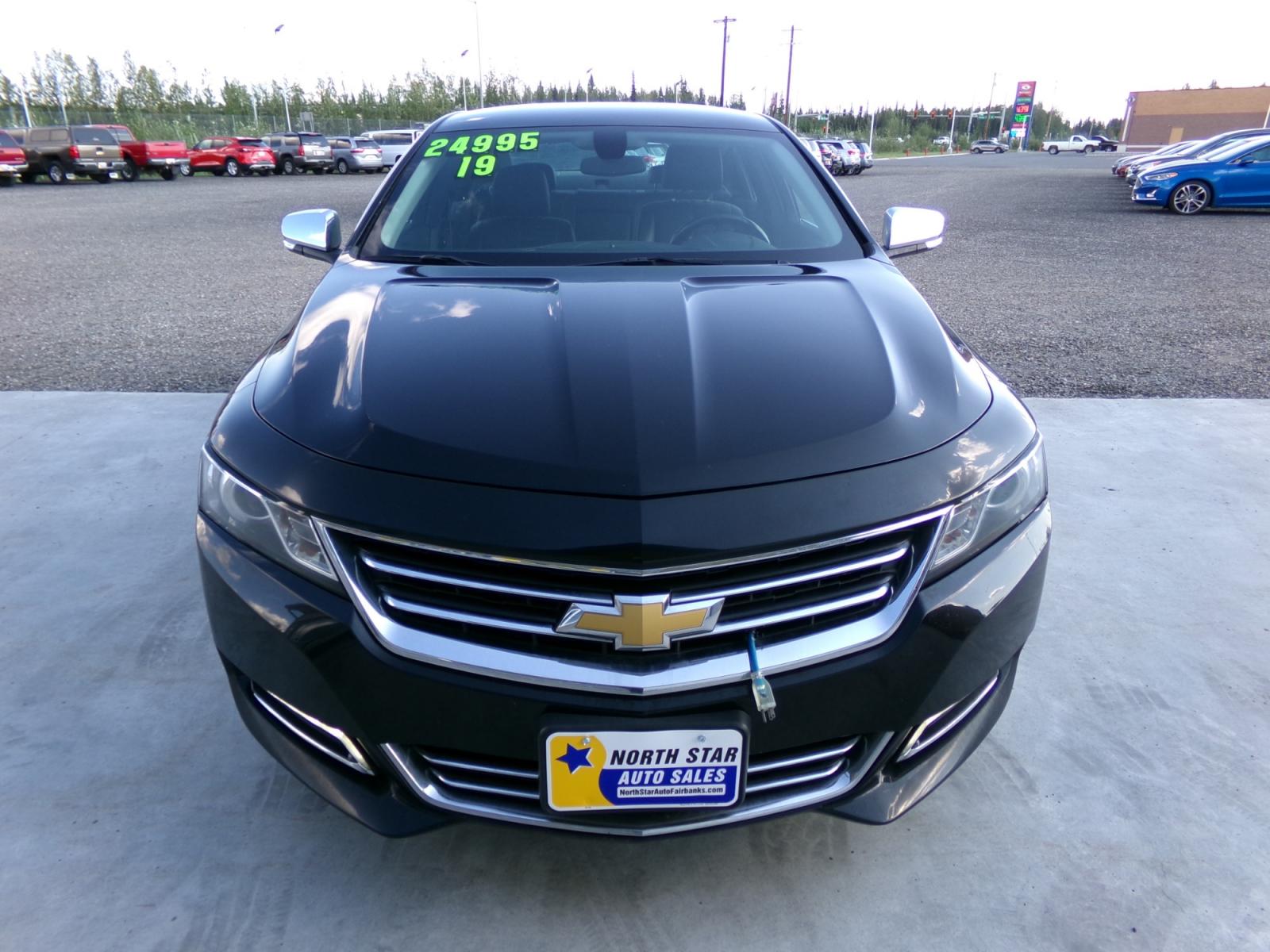 2019 Black Chevrolet Impala Premier (2G1105S38K9) with an 3.6L V6 DOHC 24V engine, 6A transmission, located at 2630 Philips Field Rd., Fairbanks, AK, 99709, (907) 458-0593, 64.848068, -147.780609 - Photo #1