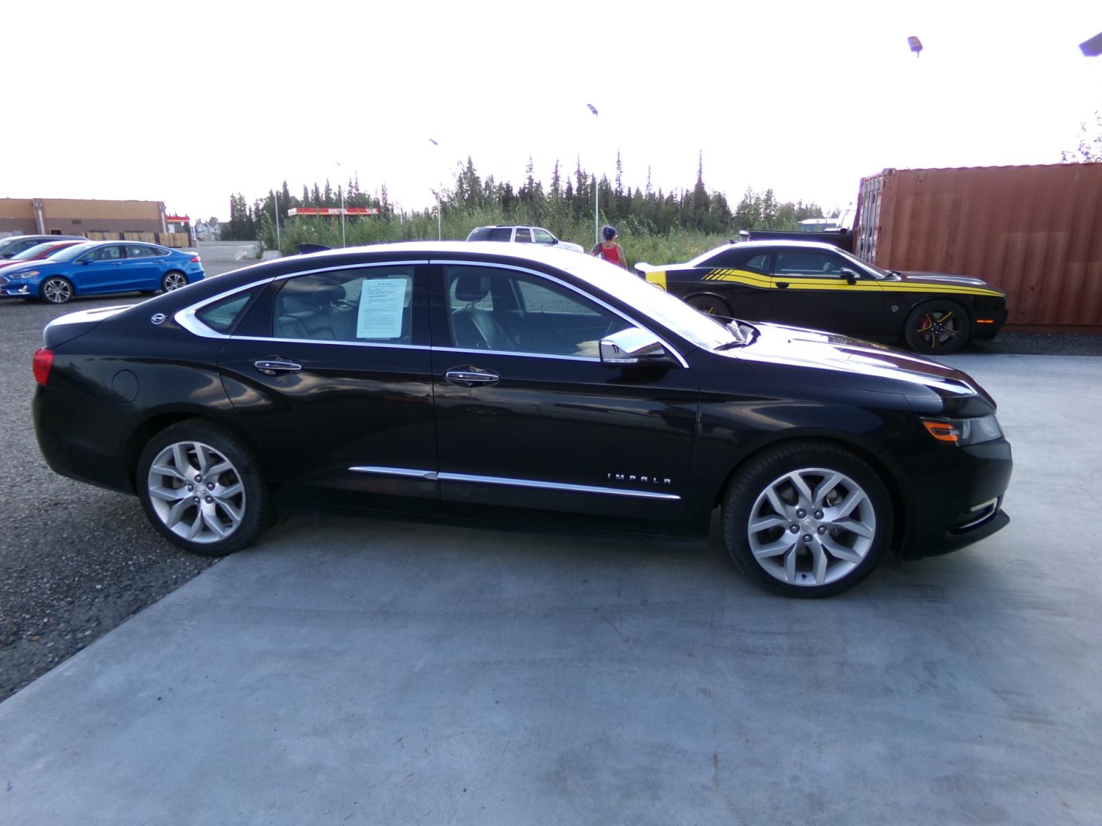 2019 Black Chevrolet Impala Premier (2G1105S38K9) with an 3.6L V6 DOHC 24V engine, 6A transmission, located at 2630 Philips Field Rd., Fairbanks, AK, 99709, (907) 458-0593, 64.848068, -147.780609 - Photo #2