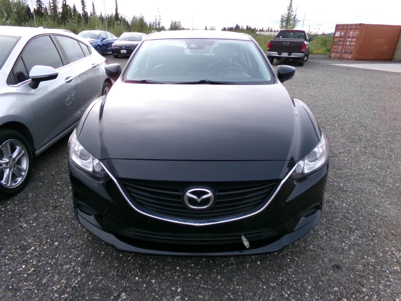 2017 Black Mazda Mazda6 i Touring AT (JM1GL1V51H1) with an 2.5L L4 DOHC 16V engine, 6A transmission, located at 2630 Philips Field Rd., Fairbanks, AK, 99709, (907) 458-0593, 64.848068, -147.780609 - Photo #1