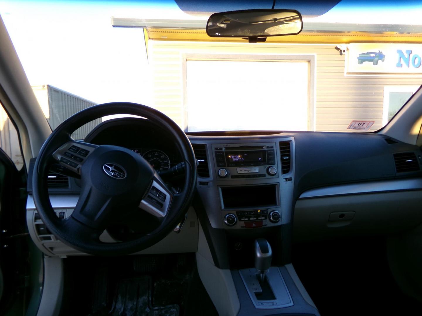 2013 Green Subaru Outback 2.5i (4S4BRBAC1D3) with an 2.5L H4 DOHC 16V engine, located at 2630 Philips Field Rd., Fairbanks, AK, 99709, (907) 458-0593, 64.848068, -147.780609 - Photo#7