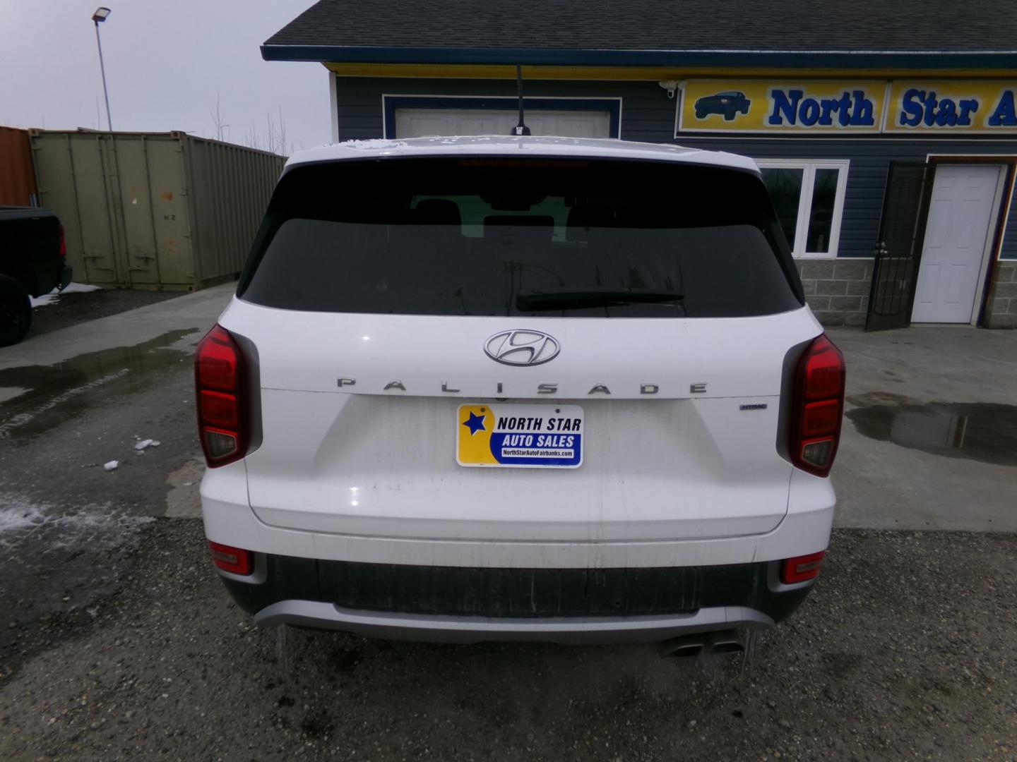 2020 White Hyundai Palisade SE AWD (KM8R1DHE4LU) with an 3.8L V6 DOHC 24V engine, 8A transmission, located at 2630 Philips Field Rd., Fairbanks, AK, 99709, (907) 458-0593, 64.848068, -147.780609 - Photo#3