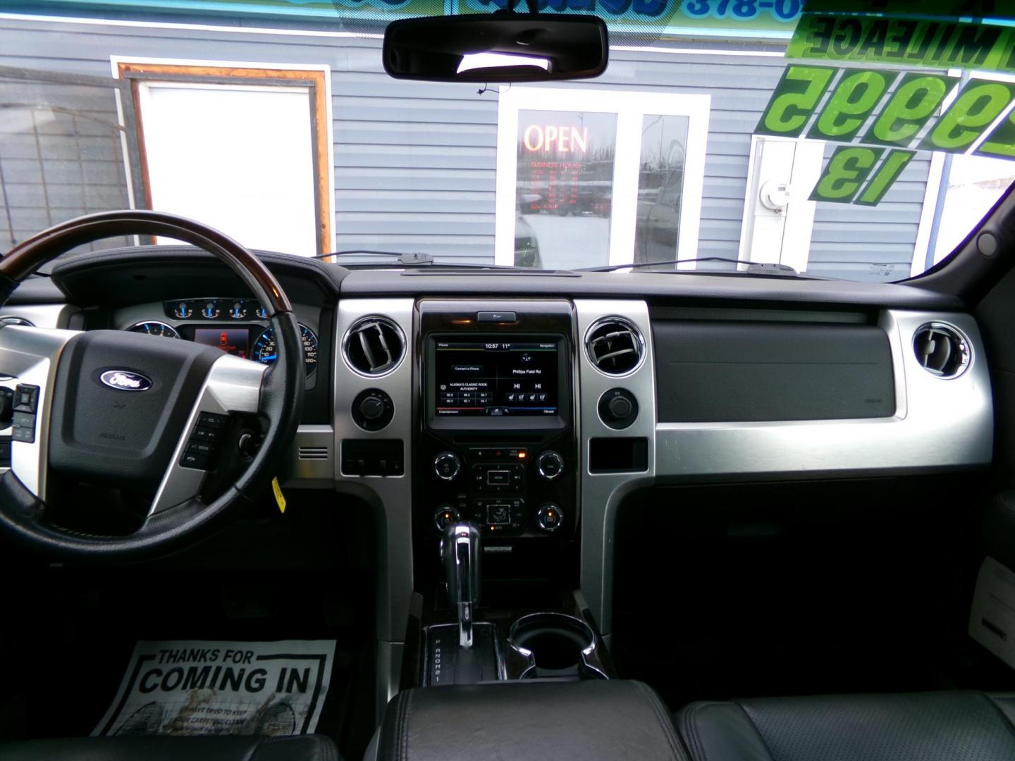 2013 Silver /Black Ford F-150 Platinum SuperCrew 6.5-ft. Bed 4WD (1FTFW1ET3DF) with an 3.5L V6 TURBO engine, 6-Speed Automatic transmission, located at 2630 Philips Field Rd., Fairbanks, AK, 99709, (907) 458-0593, 64.848068, -147.780609 - Photo#4