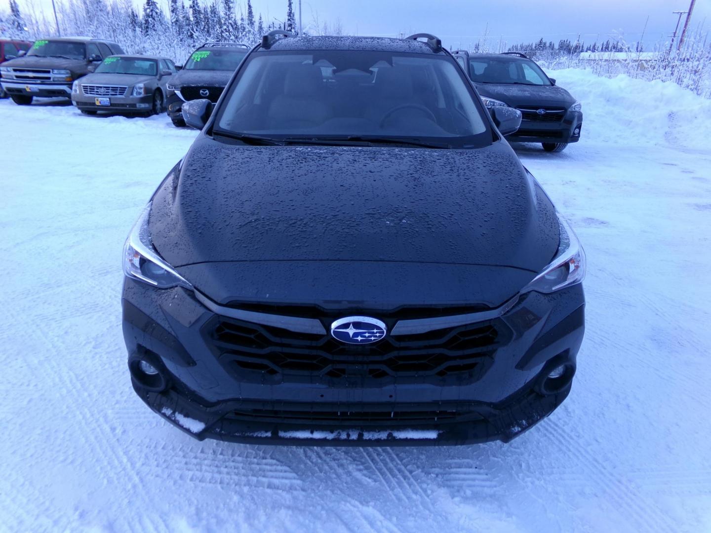 2024 Grey /Black Subaru Crosstrek 2.0i Premium CVT (JF2GUADC3R8) with an 2.0L L4 DOHC 16V engine, CVT transmission, located at 2630 Philips Field Rd., Fairbanks, AK, 99709, (907) 458-0593, 64.848068, -147.780609 - Photo#1