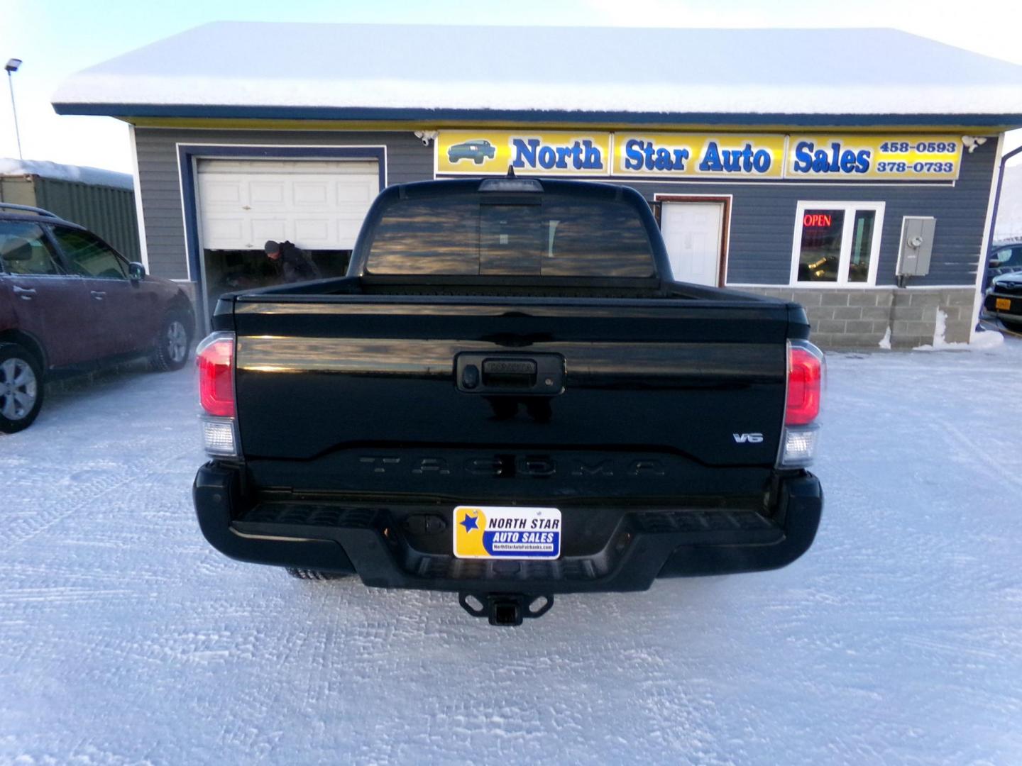 2023 Black Toyota Tacoma SR5 Double Cab Long Bed V6 6AT 4WD (3TMCZ5AN9PM) with an 3.5L V6 DOHC 24V engine, 6A transmission, located at 2630 Philips Field Rd., Fairbanks, AK, 99709, (907) 458-0593, 64.848068, -147.780609 - Photo#3