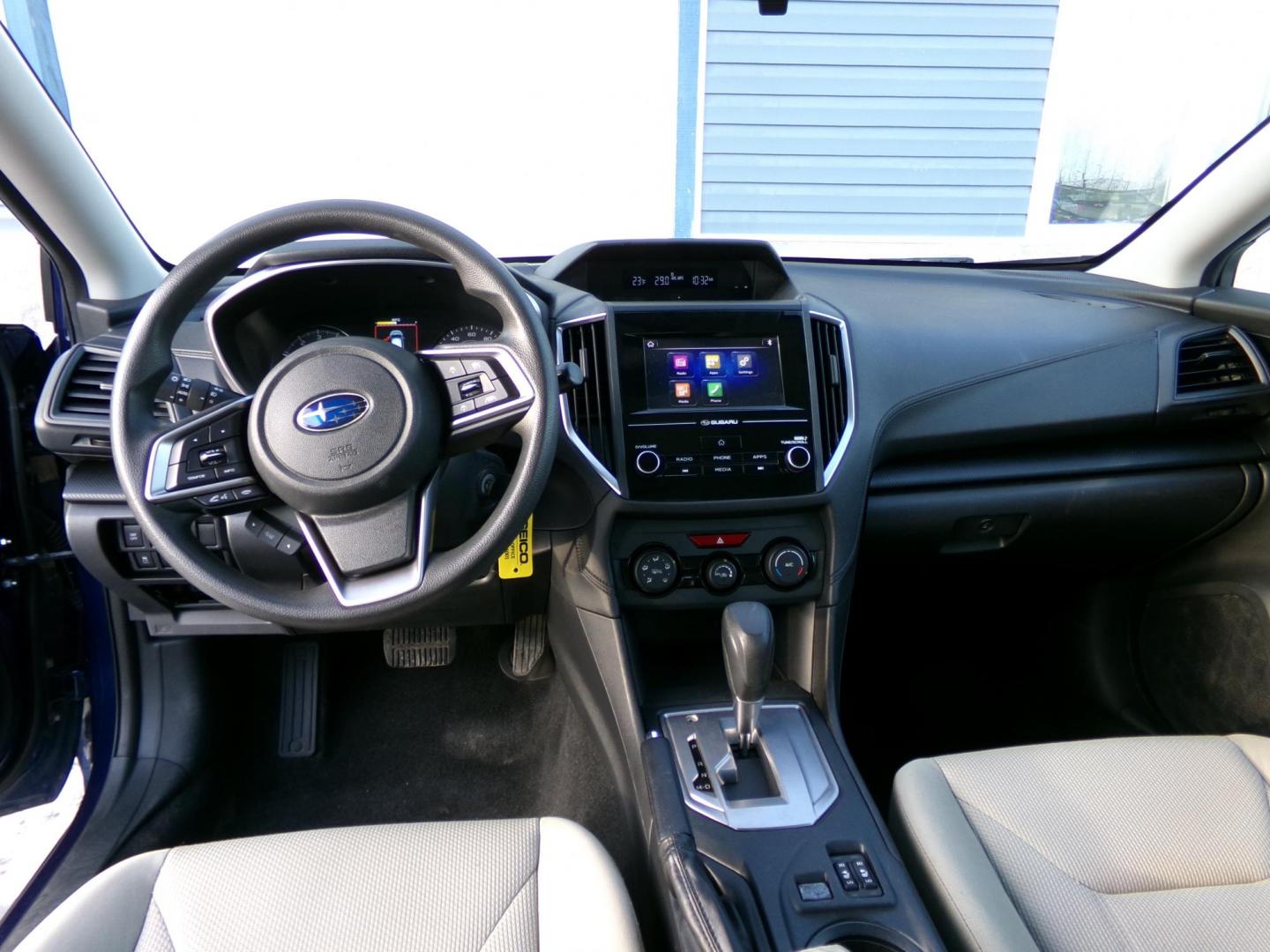 2018 Blue /Tan Subaru Impreza 2.0i Premium CVT 5-Door (4S3GTAD67J3) with an 2.0L H4 DOHC 16V engine, CVT transmission, located at 2630 Philips Field Rd., Fairbanks, AK, 99709, (907) 458-0593, 64.848068, -147.780609 - Photo#6