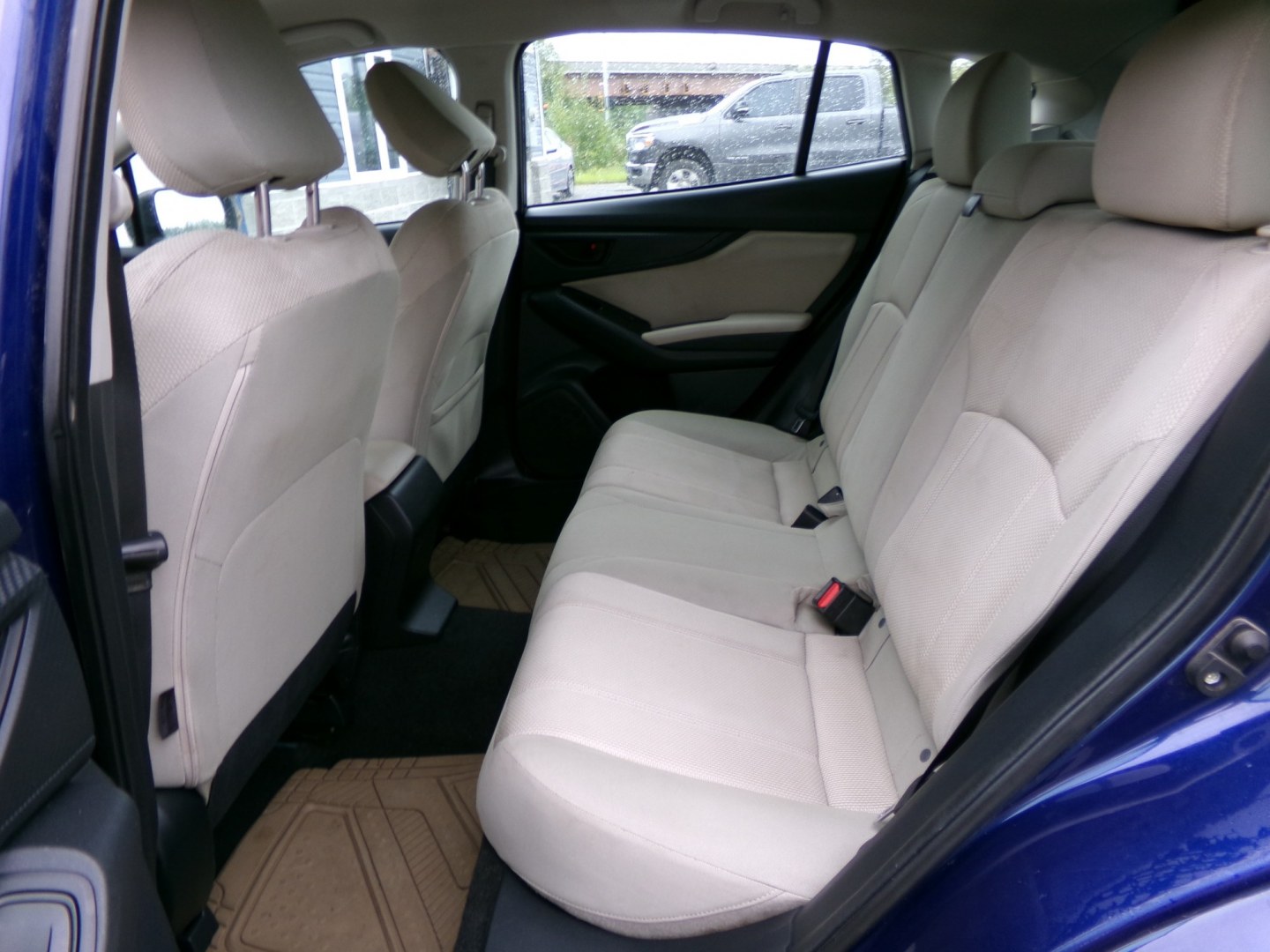 2018 Blue /Tan Subaru Impreza 2.0i Premium CVT 5-Door (4S3GTAD67J3) with an 2.0L H4 DOHC 16V engine, CVT transmission, located at 2630 Philips Field Rd., Fairbanks, AK, 99709, (907) 458-0593, 64.848068, -147.780609- Photo#5
