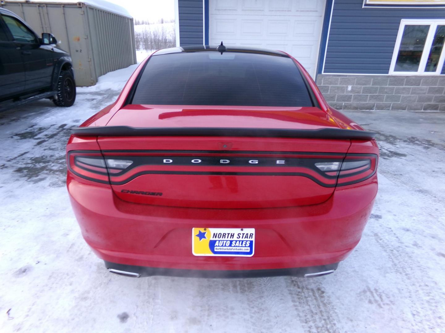 2017 Red /Black Dodge Charger SXT AWD (2C3CDXJG0HH) with an 3.6L V6 DOHC 24V engine, 8A transmission, located at 2630 Philips Field Rd., Fairbanks, AK, 99709, (907) 458-0593, 64.848068, -147.780609 - Photo#4