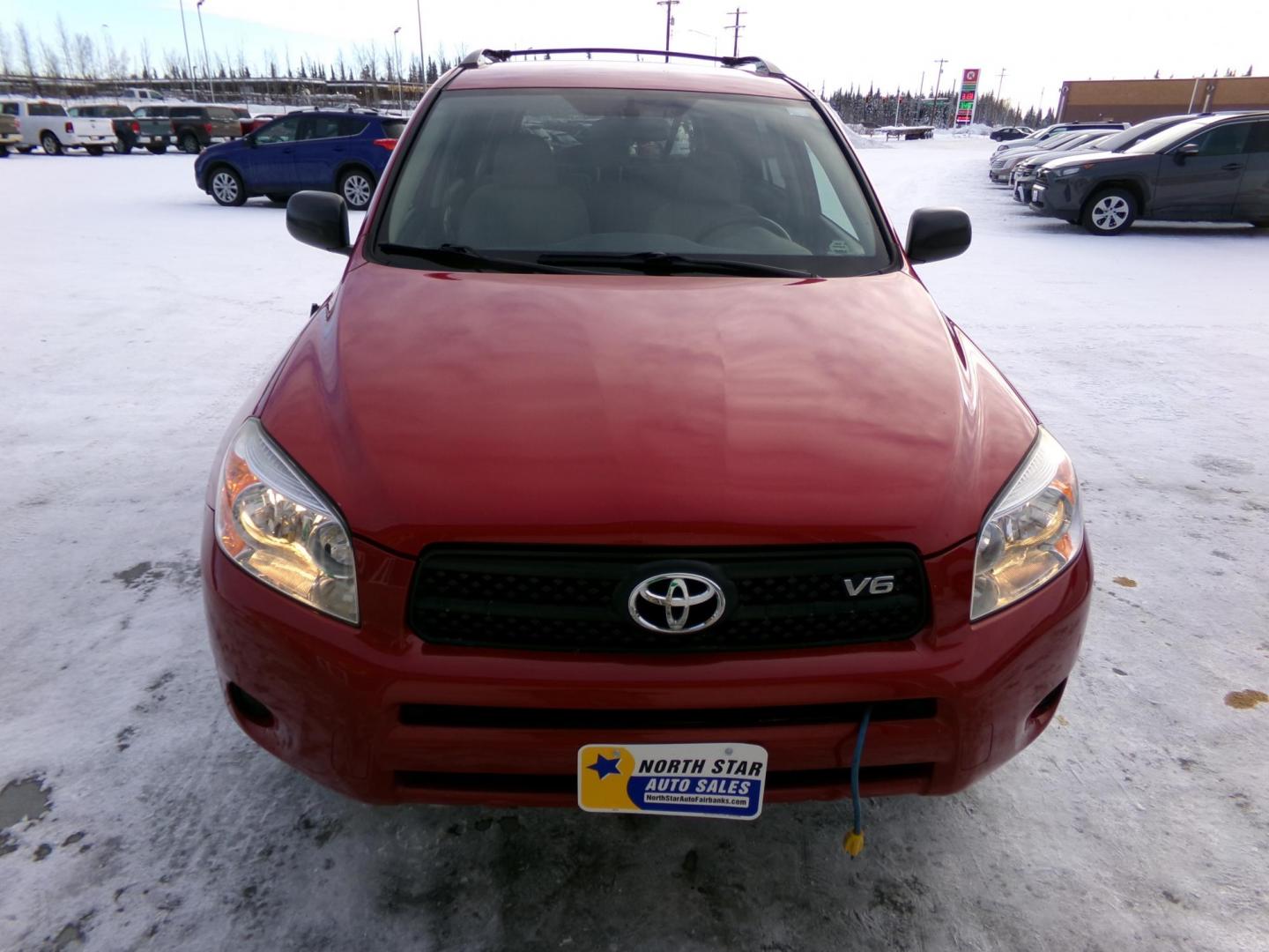 2007 Red /Tan Toyota RAV4 Base V6 4WD (JTMBK33V275) with an 3.5L V6 DOHC 24V engine, 5-Speed Automatic Overdrive transmission, located at 2630 Philips Field Rd., Fairbanks, AK, 99709, (907) 458-0593, 64.848068, -147.780609 - Photo#1
