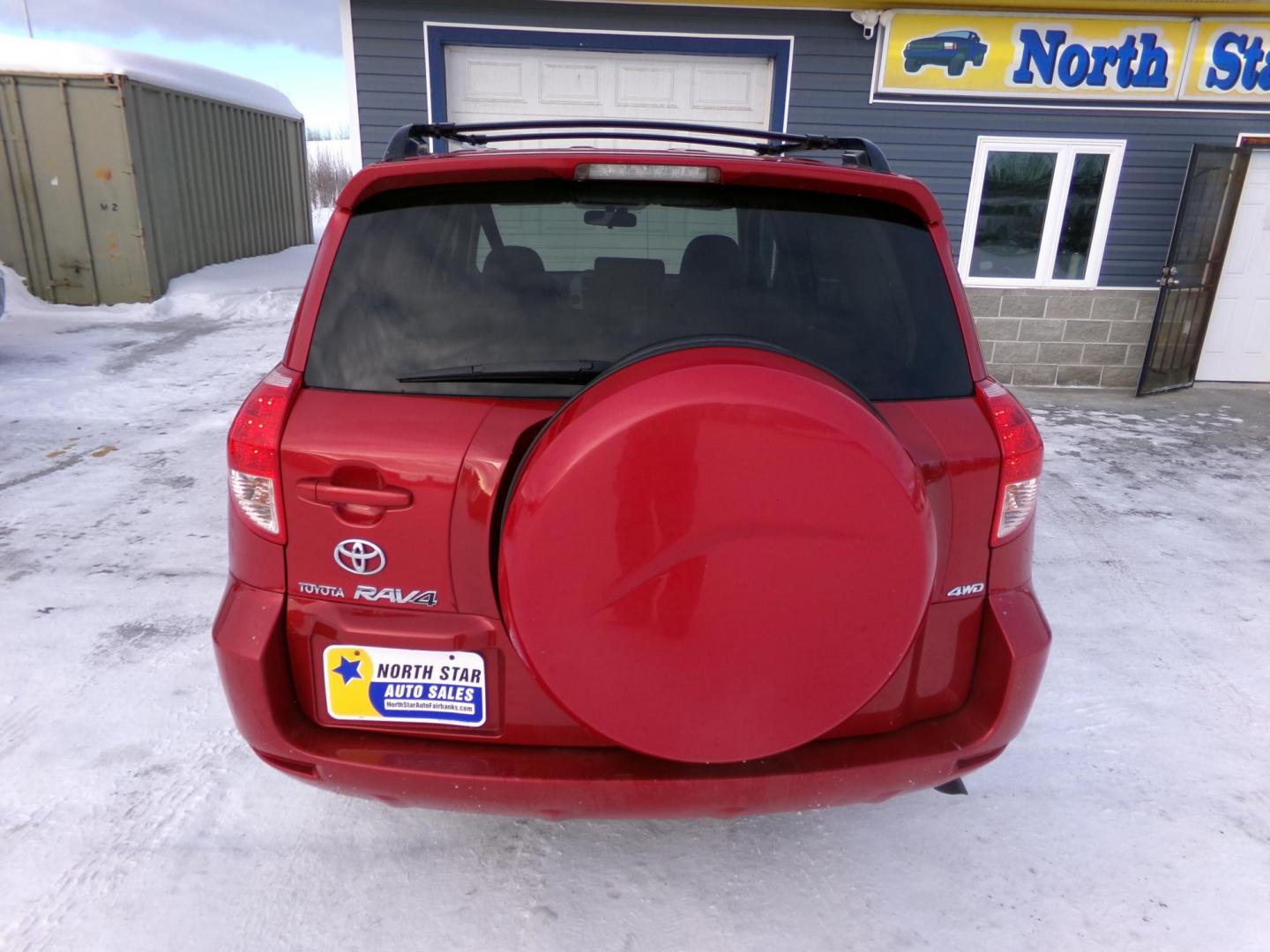2007 Red /Tan Toyota RAV4 Base V6 4WD (JTMBK33V275) with an 3.5L V6 DOHC 24V engine, 5-Speed Automatic Overdrive transmission, located at 2630 Philips Field Rd., Fairbanks, AK, 99709, (907) 458-0593, 64.848068, -147.780609 - Photo#2