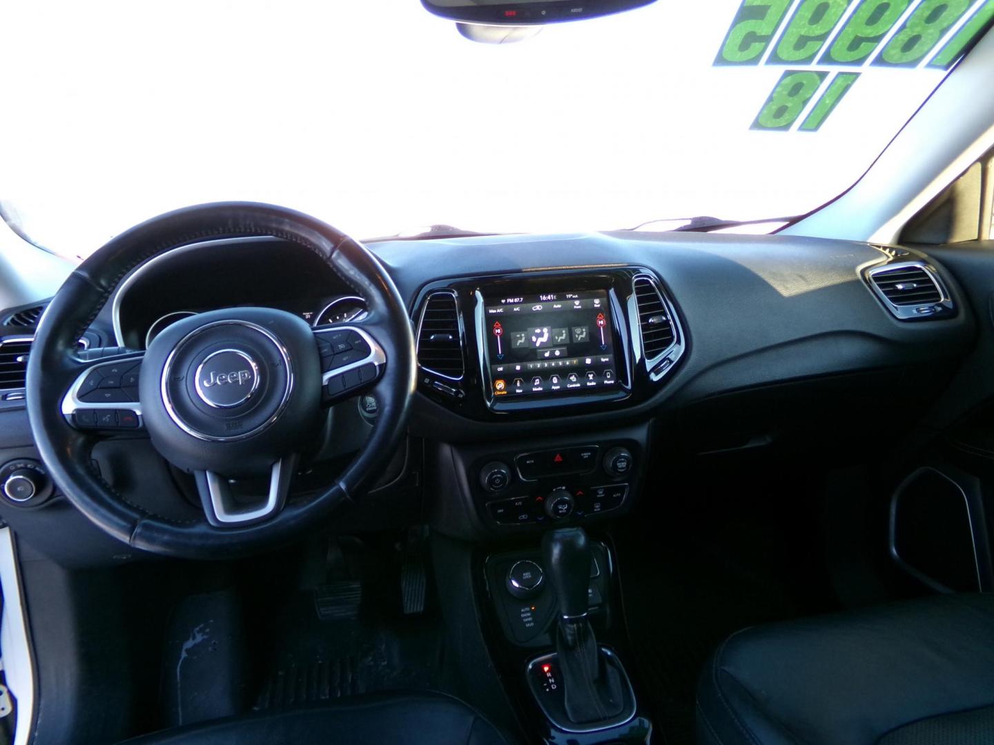 2018 White Jeep Compass Limited 4WD (3C4NJDCB6JT) with an 2.4L L4 DOHC 16V engine, CVT transmission, located at 2630 Philips Field Rd., Fairbanks, AK, 99709, (907) 458-0593, 64.848068, -147.780609 - Photo#6