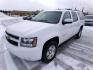 2013 White /Black Chevrolet Suburban LS 1500 4WD (1GNSKHE7XDR) with an 5.3L V8 OHV 16V FFV engine, 6-Speed Automatic transmission, located at 2630 Philips Field Rd., Fairbanks, AK, 99709, (907) 458-0593, 64.848068, -147.780609 - Photo#0