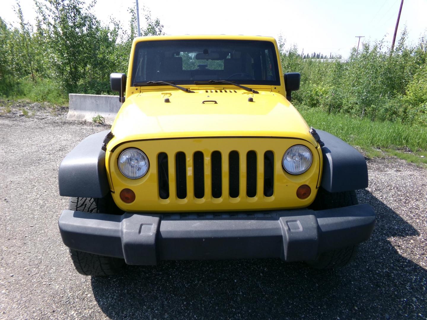 2009 Yellow Jeep Wrangler X (1J4FA24119L) with an 3.8L V6 OHV 12V engine, located at 2630 Philips Field Rd., Fairbanks, AK, 99709, (907) 458-0593, 64.848068, -147.780609 - Photo#1