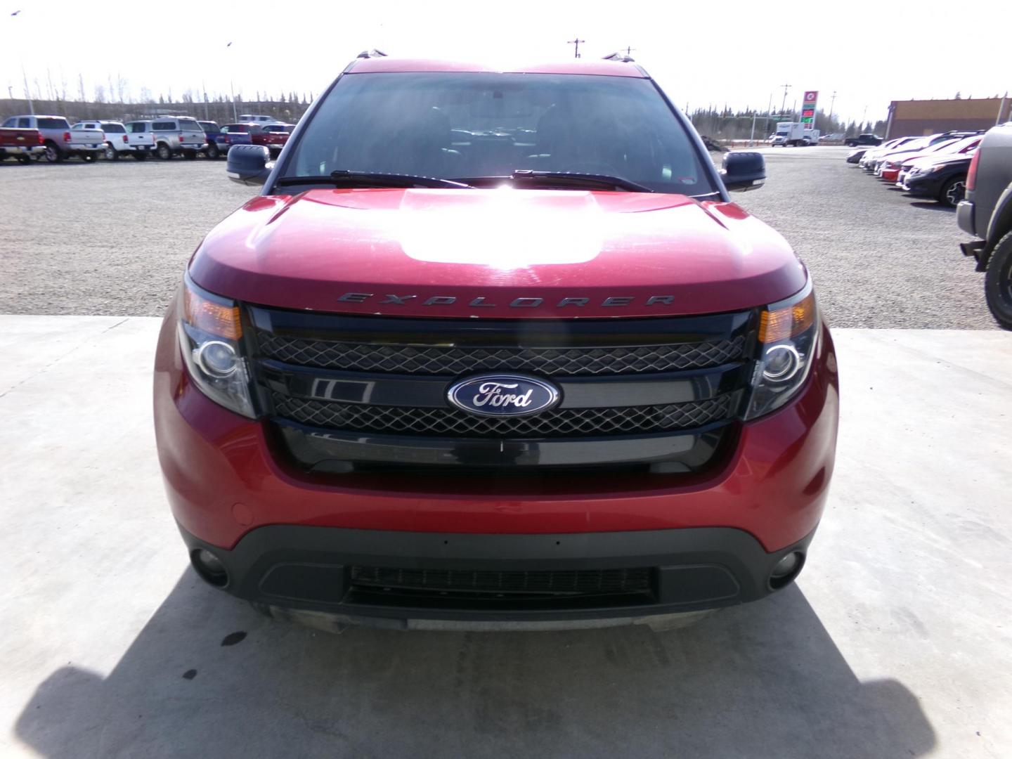 2014 Red Ford Explorer Sport 4WD (1FM5K8GT4EG) with an 3.5L V6 DOHC 24V engine, 6-Speed Automatic transmission, located at 2630 Philips Field Rd., Fairbanks, AK, 99709, (907) 458-0593, 64.848068, -147.780609 - Photo#1