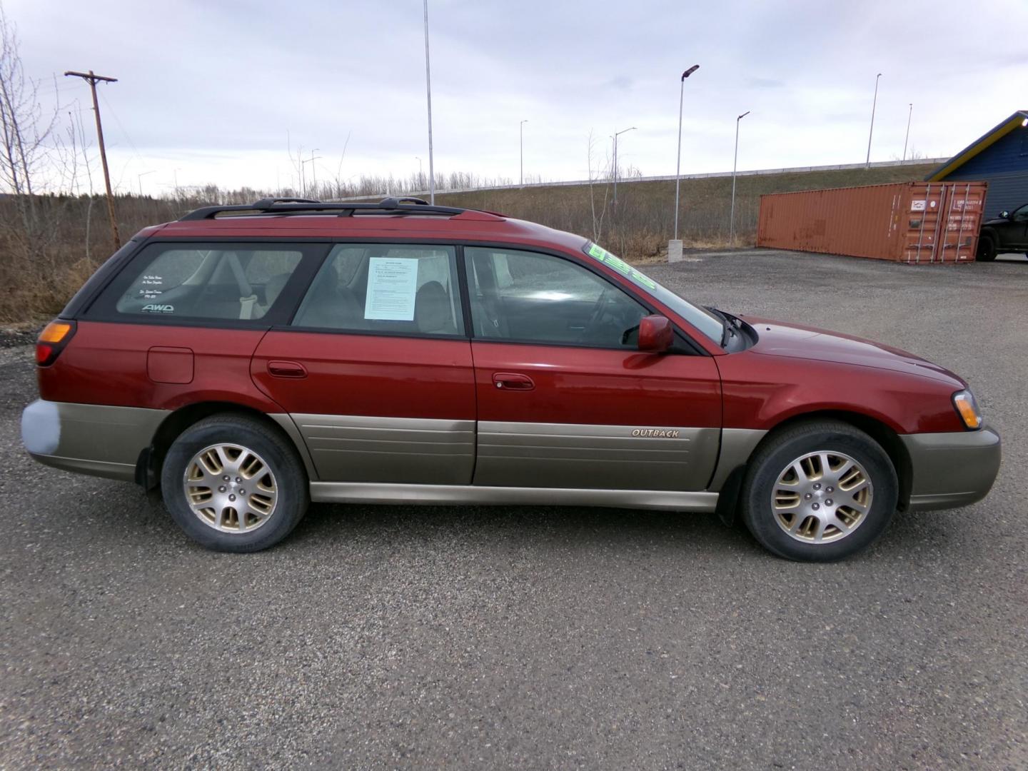 2003 Red Subaru Outback H6-3.0 Wagon (4S3BH895X37) with an 3.0L H6 DOHC 24V engine, 4-Speed Automatic Overdrive transmission, located at 2630 Philips Field Rd., Fairbanks, AK, 99709, (907) 458-0593, 64.848068, -147.780609 - Photo#2