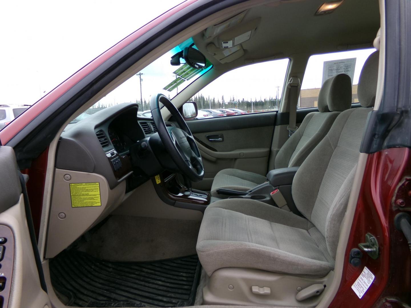 2003 Red Subaru Outback H6-3.0 Wagon (4S3BH895X37) with an 3.0L H6 DOHC 24V engine, 4-Speed Automatic Overdrive transmission, located at 2630 Philips Field Rd., Fairbanks, AK, 99709, (907) 458-0593, 64.848068, -147.780609 - Photo#4