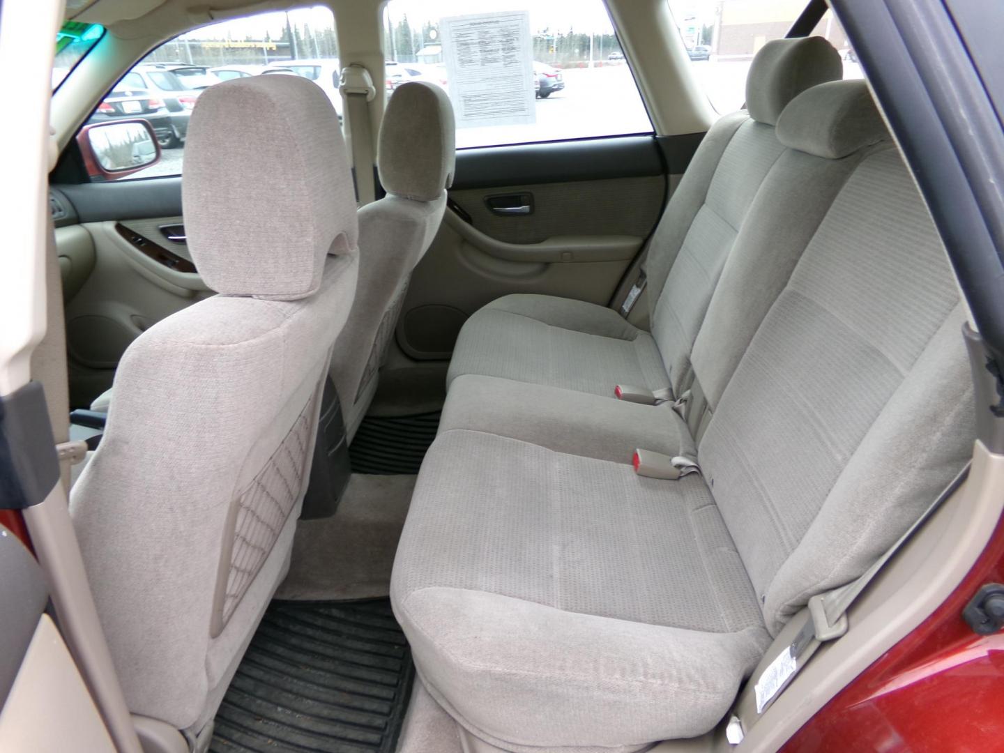 2003 Red Subaru Outback H6-3.0 Wagon (4S3BH895X37) with an 3.0L H6 DOHC 24V engine, 4-Speed Automatic Overdrive transmission, located at 2630 Philips Field Rd., Fairbanks, AK, 99709, (907) 458-0593, 64.848068, -147.780609 - Photo#5