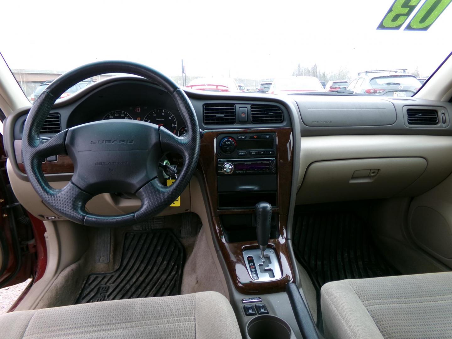 2003 Red Subaru Outback H6-3.0 Wagon (4S3BH895X37) with an 3.0L H6 DOHC 24V engine, 4-Speed Automatic Overdrive transmission, located at 2630 Philips Field Rd., Fairbanks, AK, 99709, (907) 458-0593, 64.848068, -147.780609 - Photo#6