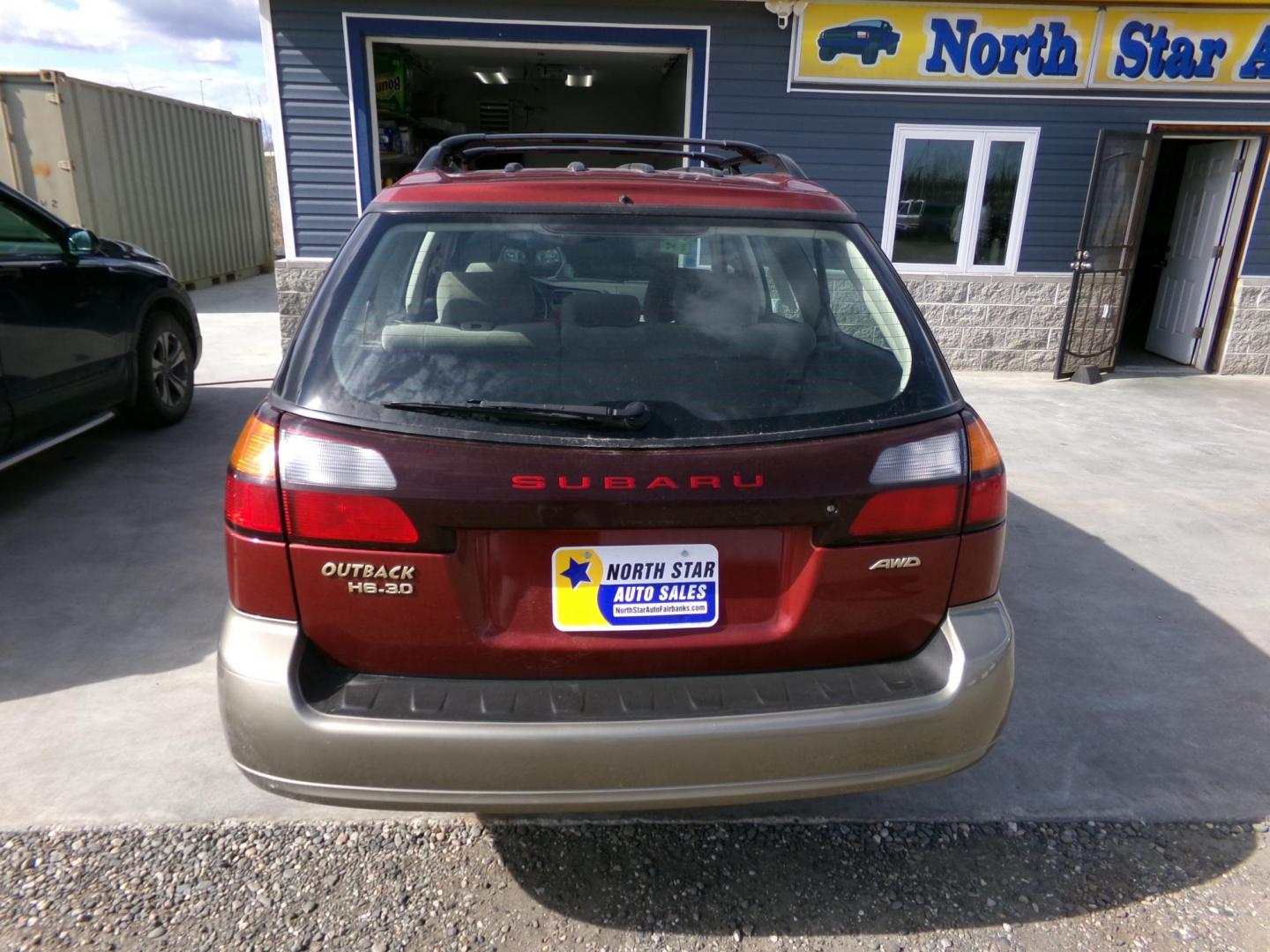 2003 Red Subaru Outback H6-3.0 Wagon (4S3BH895X37) with an 3.0L H6 DOHC 24V engine, 4-Speed Automatic Overdrive transmission, located at 2630 Philips Field Rd., Fairbanks, AK, 99709, (907) 458-0593, 64.848068, -147.780609 - Photo#3