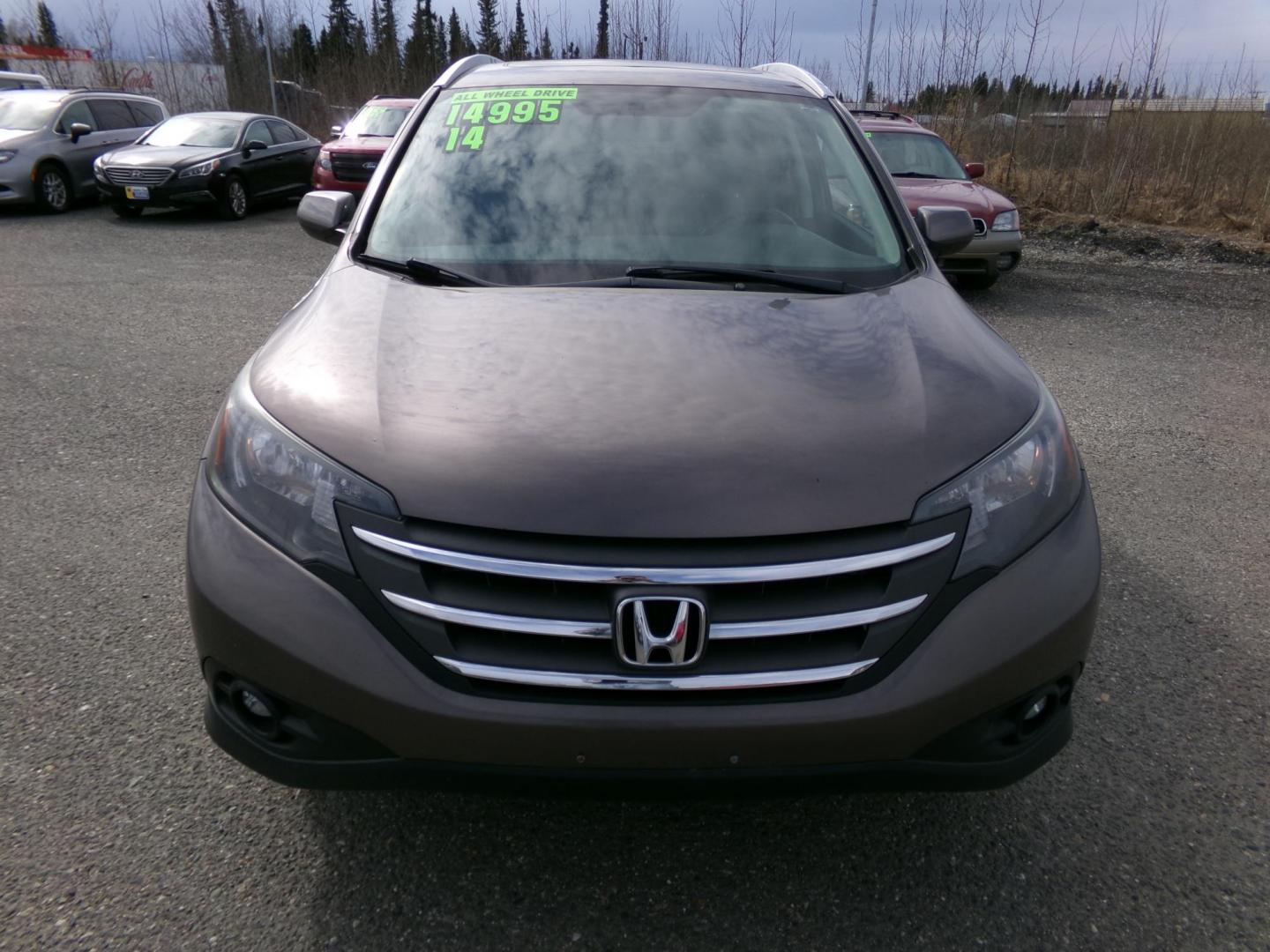 2014 Brown Honda CR-V EX-L 4WD 5-Speed AT (2HKRM4H72EH) with an 2.4L L4 DOHC 16V engine, 5-Speed Automatic transmission, located at 2630 Philips Field Rd., Fairbanks, AK, 99709, (907) 458-0593, 64.848068, -147.780609 - Photo#1