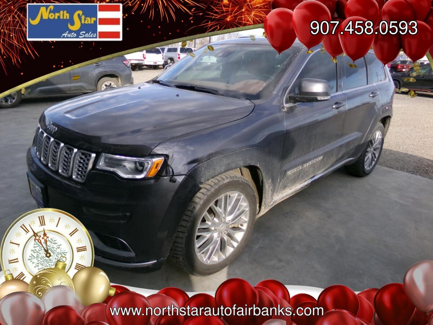2018 Grey Jeep Grand Cherokee Summit 4WD (1C4RJFJG7JC) with an 3.6L V6 DOHC 24V engine, 8A transmission, located at 2630 Philips Field Rd., Fairbanks, AK, 99709, (907) 458-0593, 64.848068, -147.780609- Photo#0