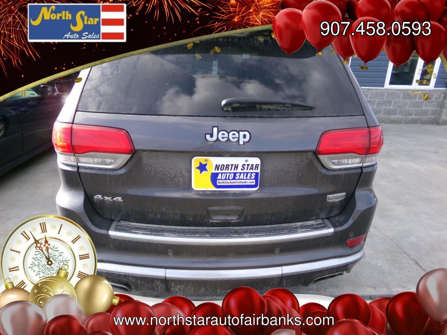2018 Grey Jeep Grand Cherokee Summit 4WD (1C4RJFJG7JC) with an 3.6L V6 DOHC 24V engine, 8A transmission, located at 2630 Philips Field Rd., Fairbanks, AK, 99709, (907) 458-0593, 64.848068, -147.780609- Photo#3