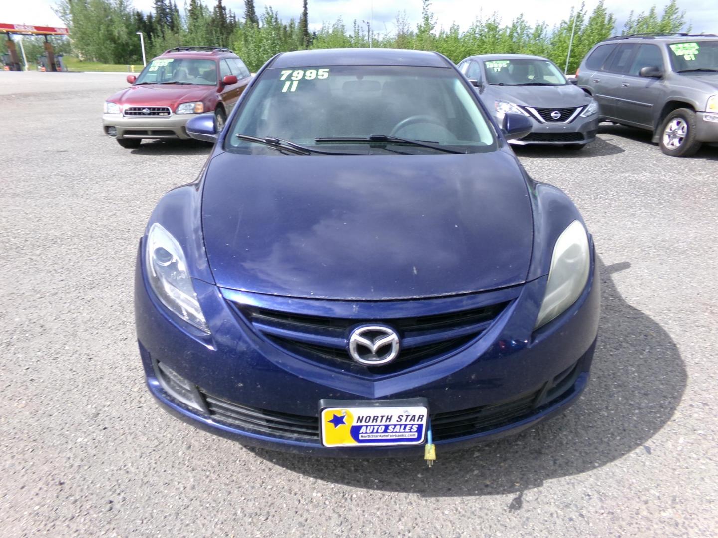 2011 Blue Mazda MAZDA6 I Touring (1YVHZ8BH0B5) with an 2.5L L4 DOHC 16V engine, located at 2630 Philips Field Rd., Fairbanks, AK, 99709, (907) 458-0593, 64.848068, -147.780609 - Photo#1