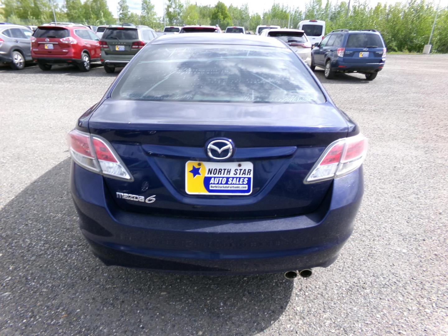 2011 Blue Mazda MAZDA6 I Touring (1YVHZ8BH0B5) with an 2.5L L4 DOHC 16V engine, located at 2630 Philips Field Rd., Fairbanks, AK, 99709, (907) 458-0593, 64.848068, -147.780609 - Photo#3