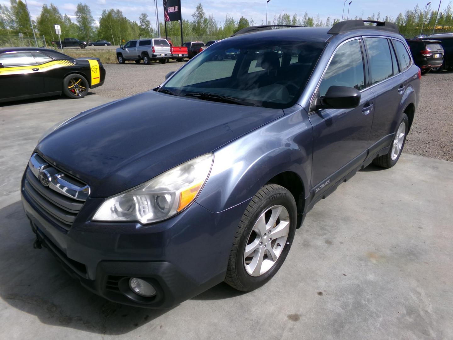 2014 Black Subaru Outback 2.5i (4S4BRBAC8E3) with an 2.5L H4 DOHC 16V engine, located at 2630 Philips Field Rd., Fairbanks, AK, 99709, (907) 458-0593, 64.848068, -147.780609 - Photo#0