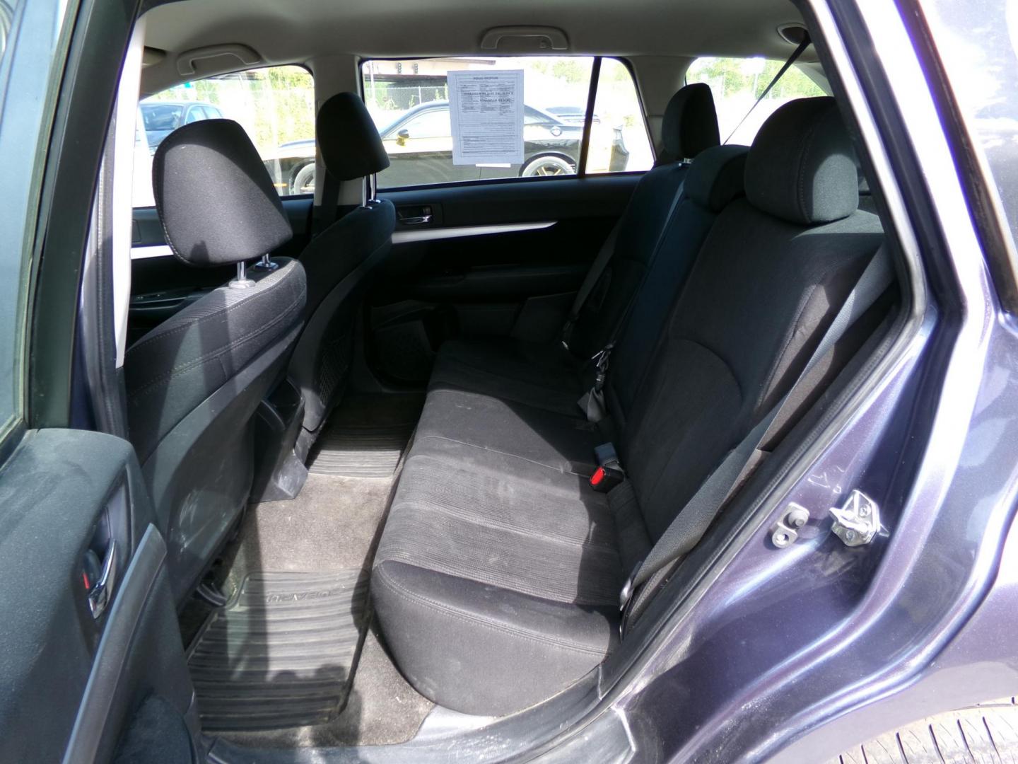 2014 Black Subaru Outback 2.5i (4S4BRBAC8E3) with an 2.5L H4 DOHC 16V engine, located at 2630 Philips Field Rd., Fairbanks, AK, 99709, (907) 458-0593, 64.848068, -147.780609 - Photo#5