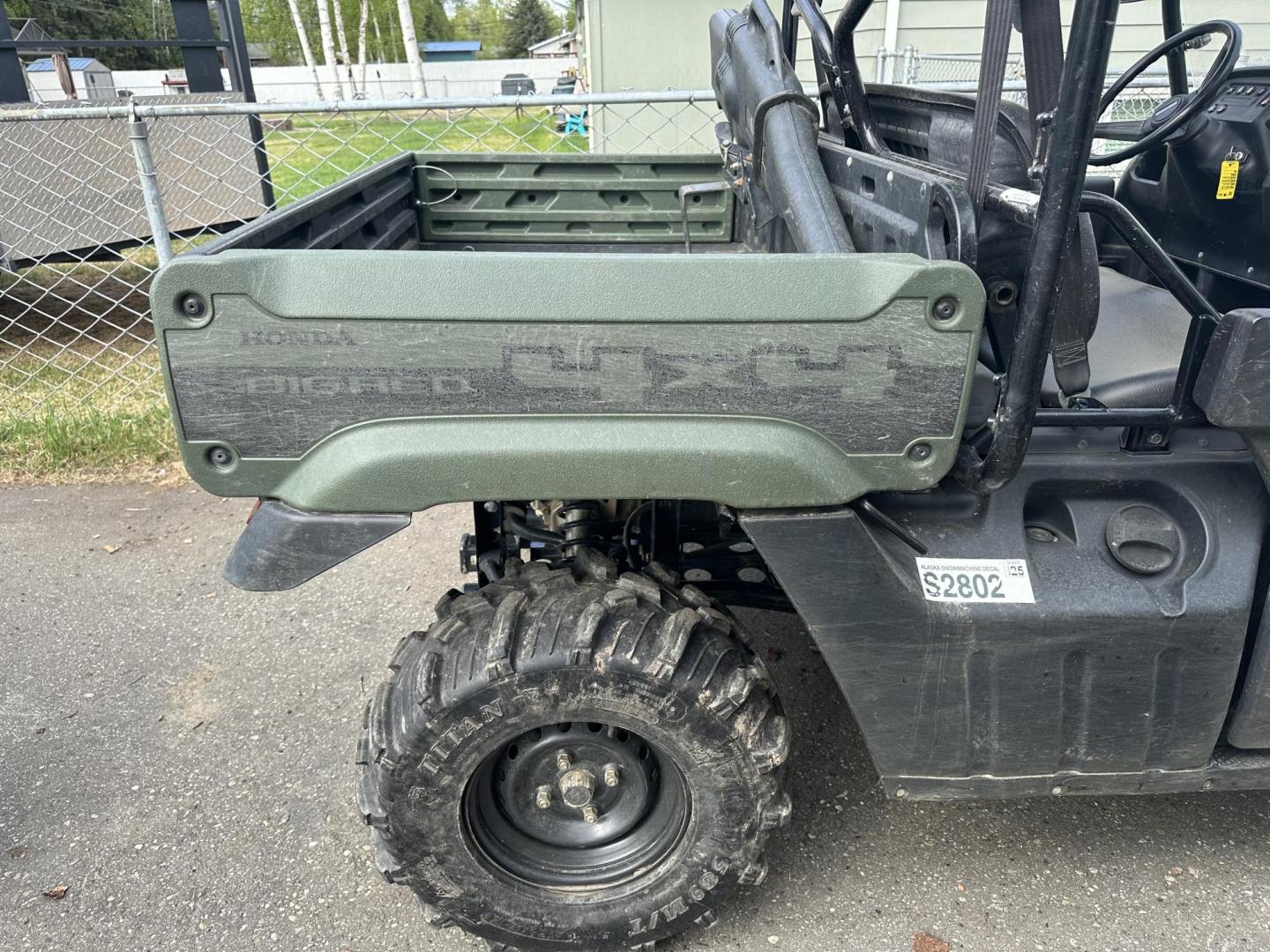 2013 Green and Matte Black /Black Honda BigRed (3H1VEO195BD) , located at 2630 Philips Field Rd., Fairbanks, AK, 99709, (907) 458-0593, 64.848068, -147.780609 - Photo#1