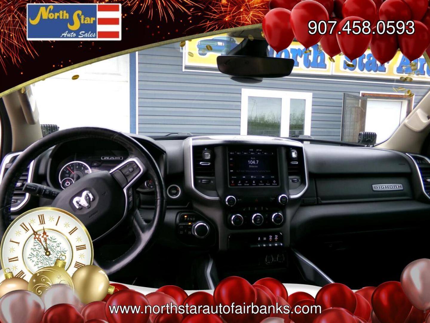2020 Silver /Grey Dodge 1500 Big Horn Quad Cab 4WD (1C6SRFBTXLN) with an 5.7L V8 OHV 16V HEMI engine, 8A transmission, located at 2630 Philips Field Rd., Fairbanks, AK, 99709, (907) 458-0593, 64.848068, -147.780609- Photo#6