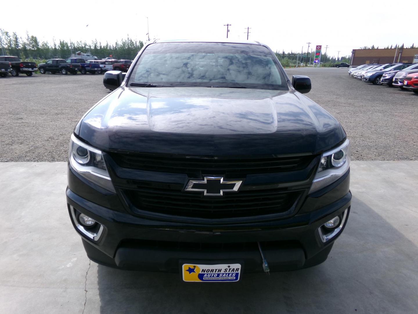 2018 Black /Black Chevrolet Colorado Z71 Crew Cab 4WD Short Box (1GCGTDEN8J1) with an 3.6L V6 DOHC 24V GAS engine, 6A transmission, located at 2630 Philips Field Rd., Fairbanks, AK, 99709, (907) 458-0593, 64.848068, -147.780609 - Photo#1